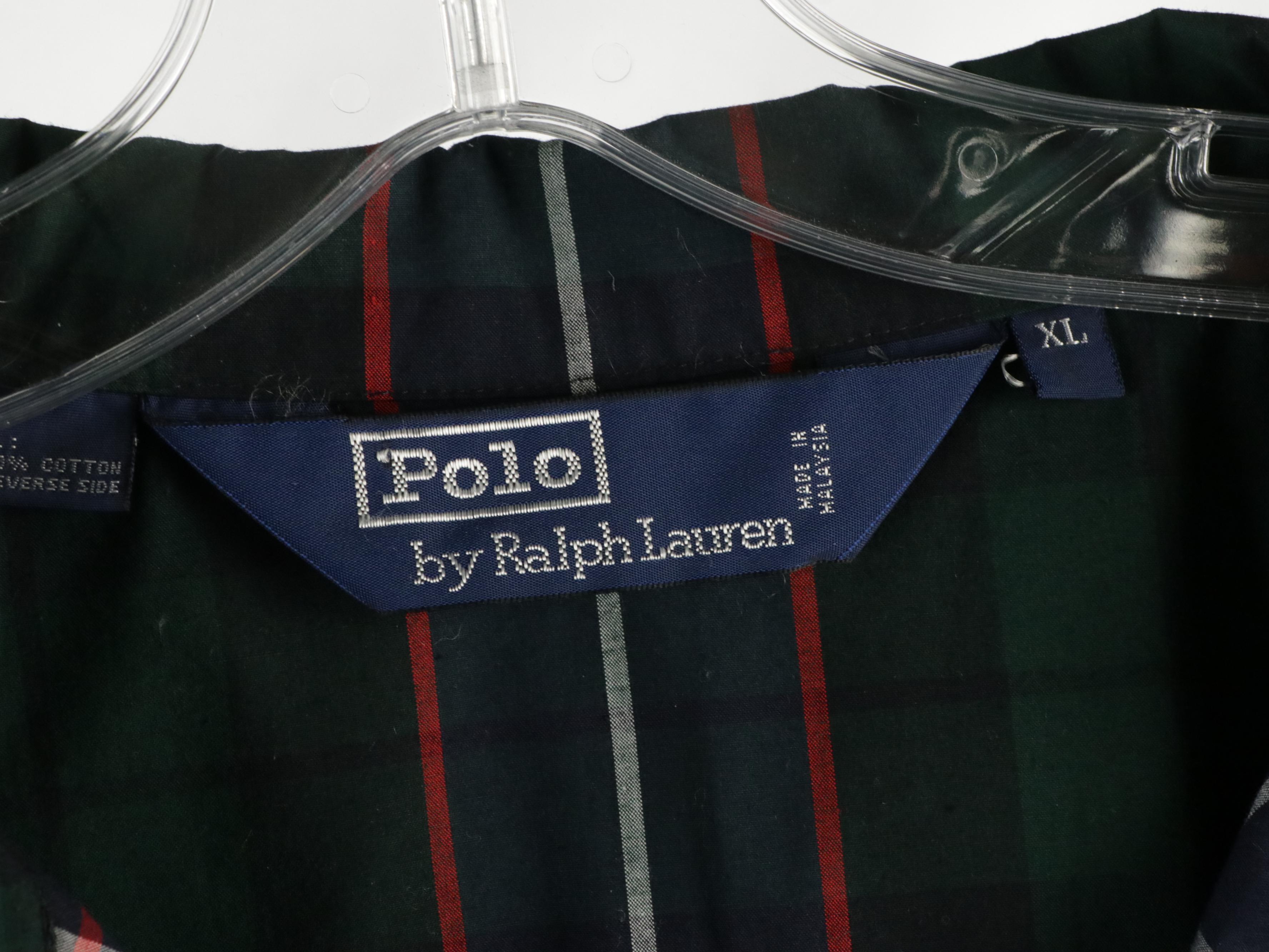Men's Polo By Ralph Lauren Brown Utility, Plaid Windbreaker and Other Jackets