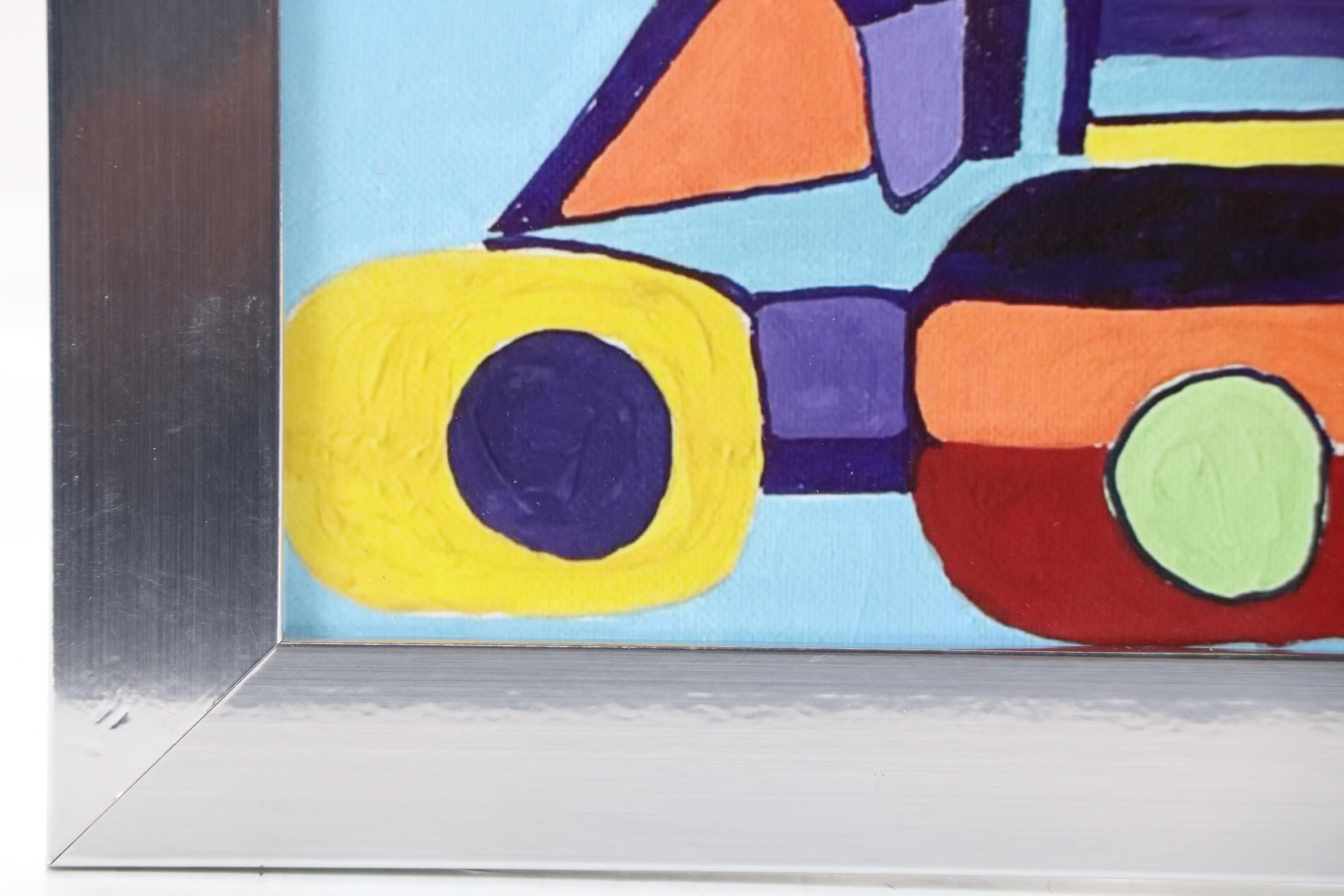 Lynn Elzey Art Deco Form Abstract Digital Print, 21st C.