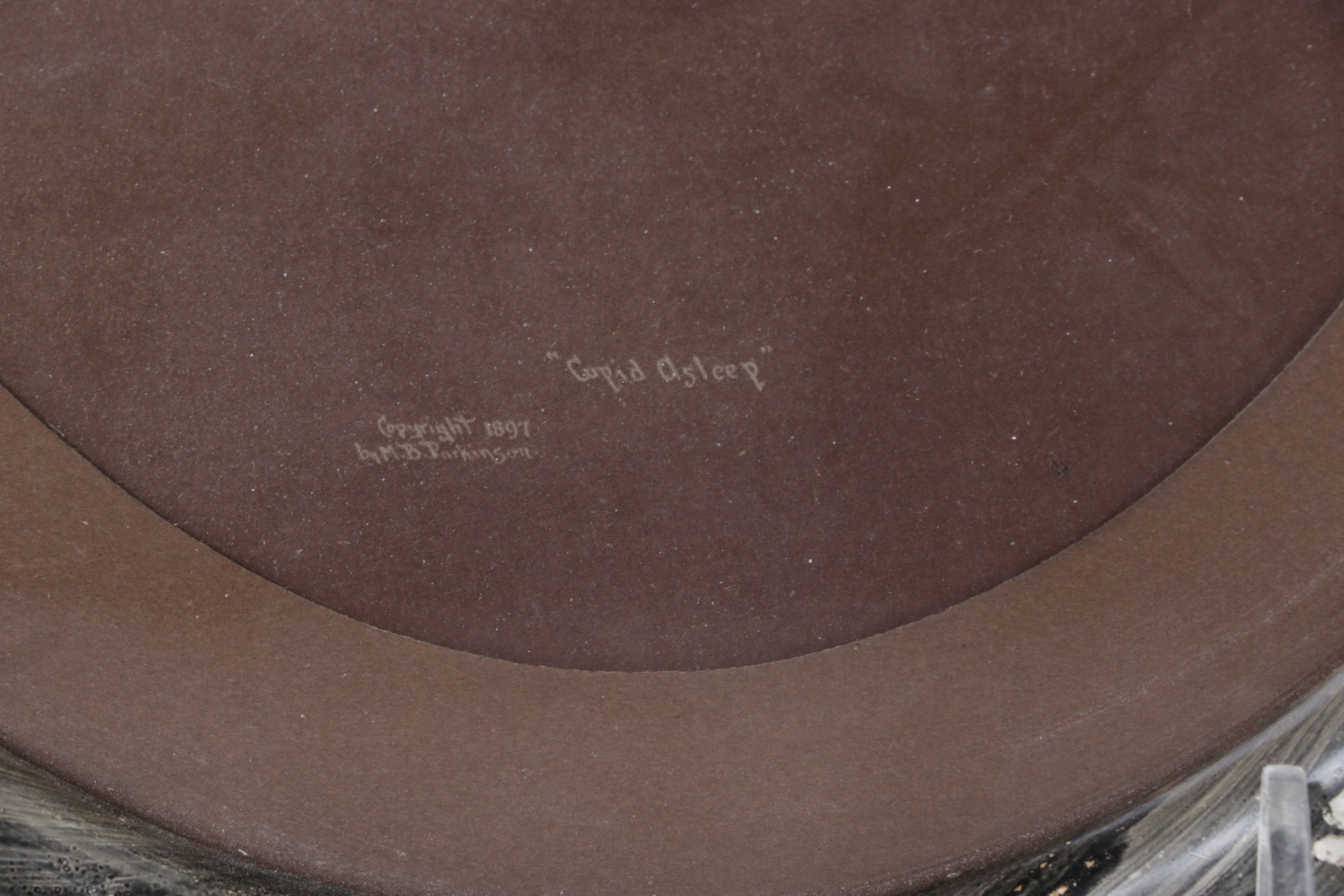 Morris B. Parkinson's "Cupid Asleep" and "Cupid Awake" Photo Prints