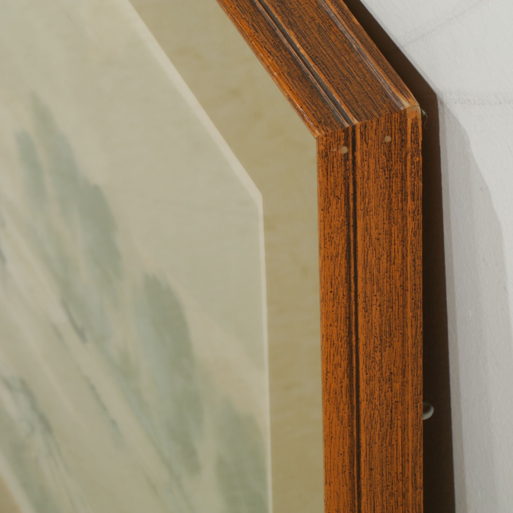 Claude Casati Seafoam Green Monochrome "Seascape" Chromolithograph, 1972