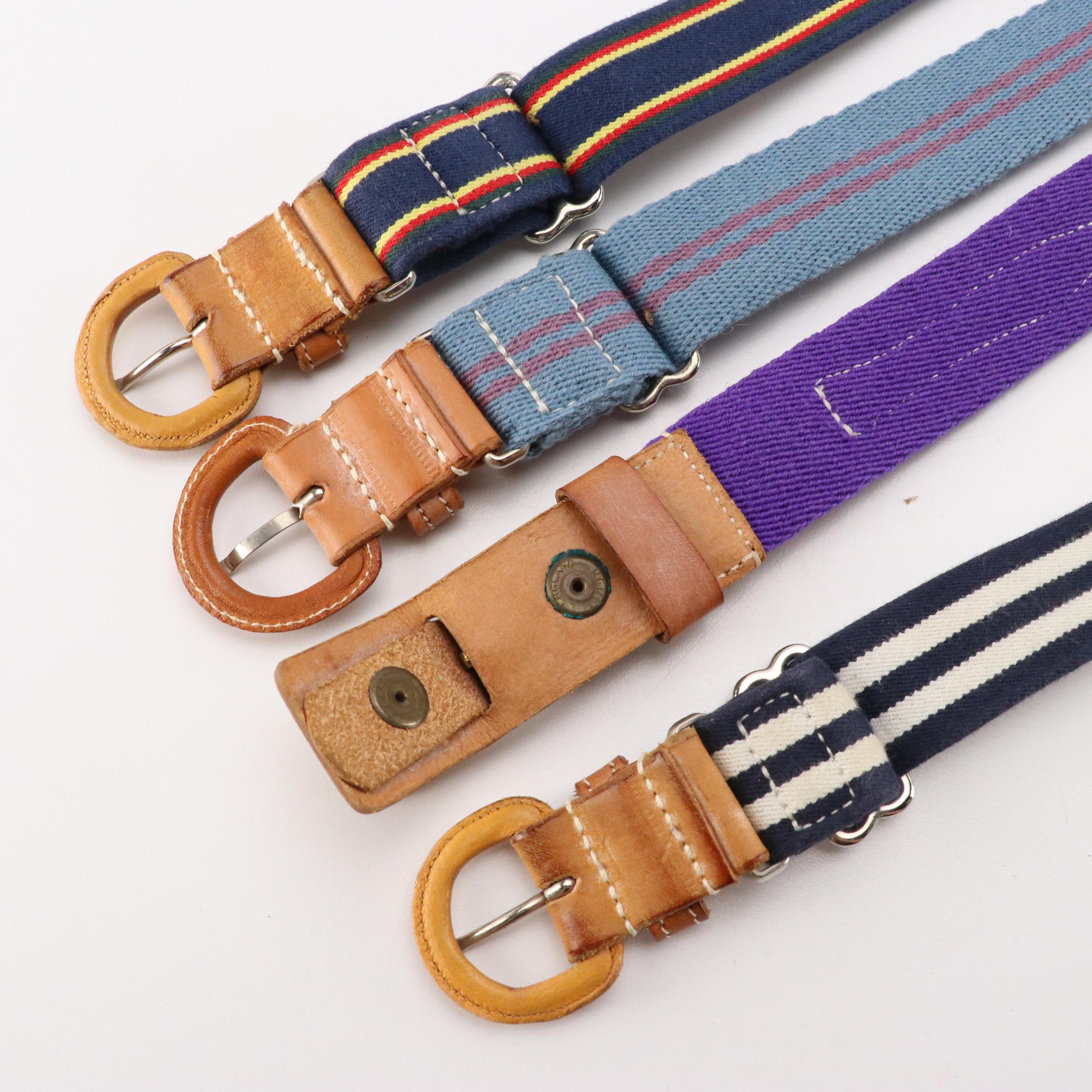 Polo By Ralph Lauren, Vineyard Vines, Cole Haan and More Leather/Canvas Belts