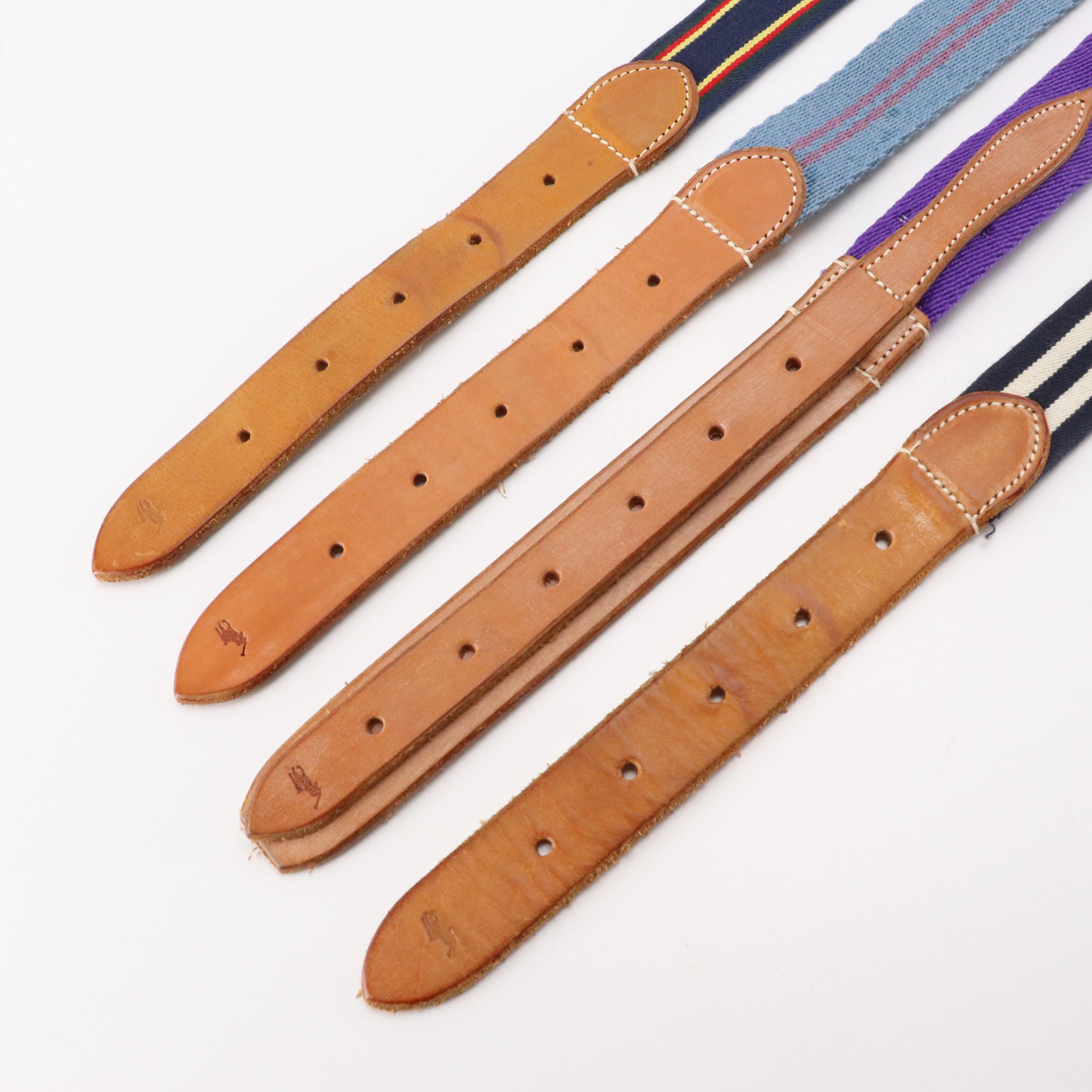 Polo By Ralph Lauren, Vineyard Vines, Cole Haan and More Leather/Canvas Belts
