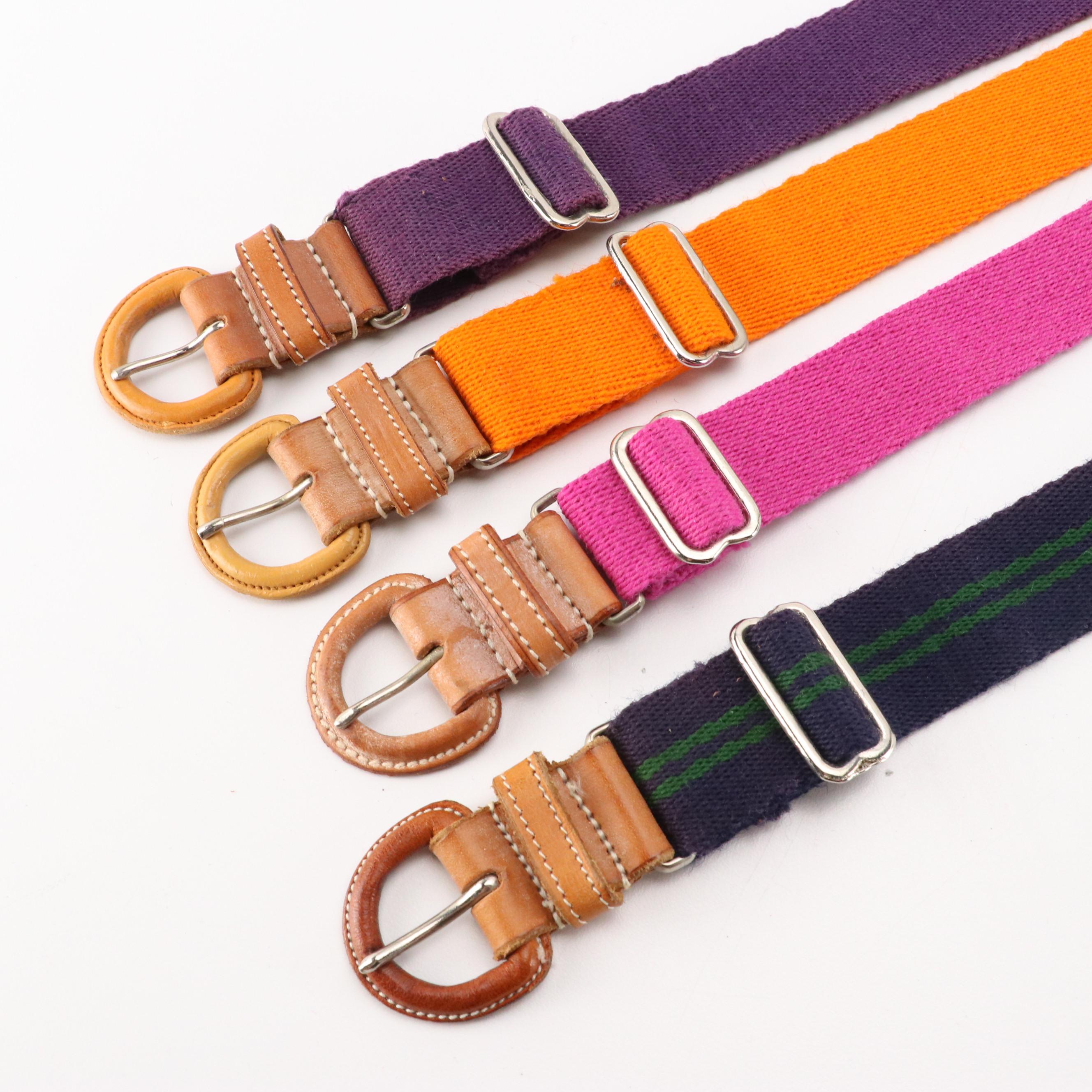 Polo By Ralph Lauren, Vineyard Vines, Cole Haan and More Leather/Canvas Belts