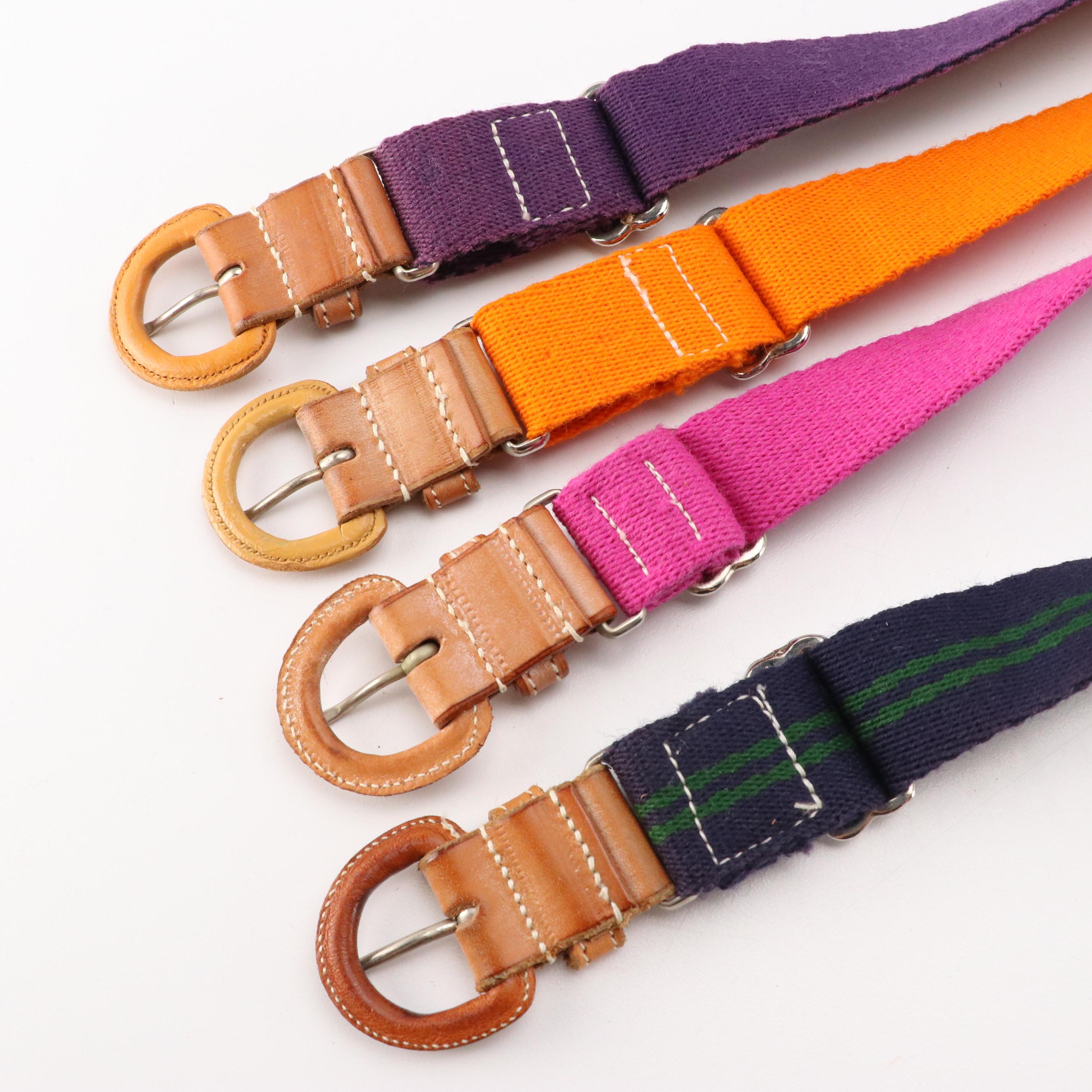 Polo By Ralph Lauren, Vineyard Vines, Cole Haan and More Leather/Canvas Belts