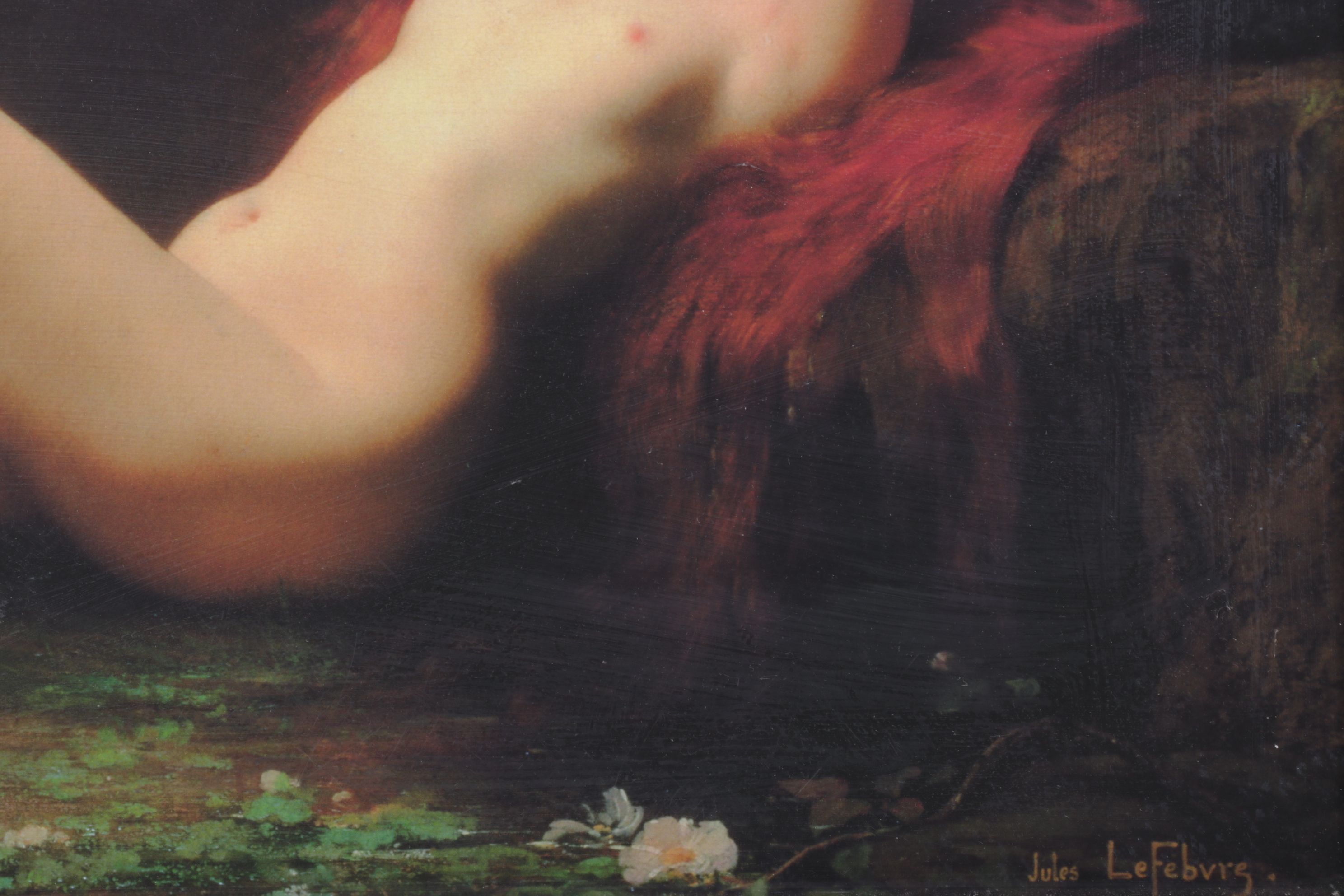 Giclée After Jules J. Lefebvre "Mary Magdalene In The Cave", Late 20th Century