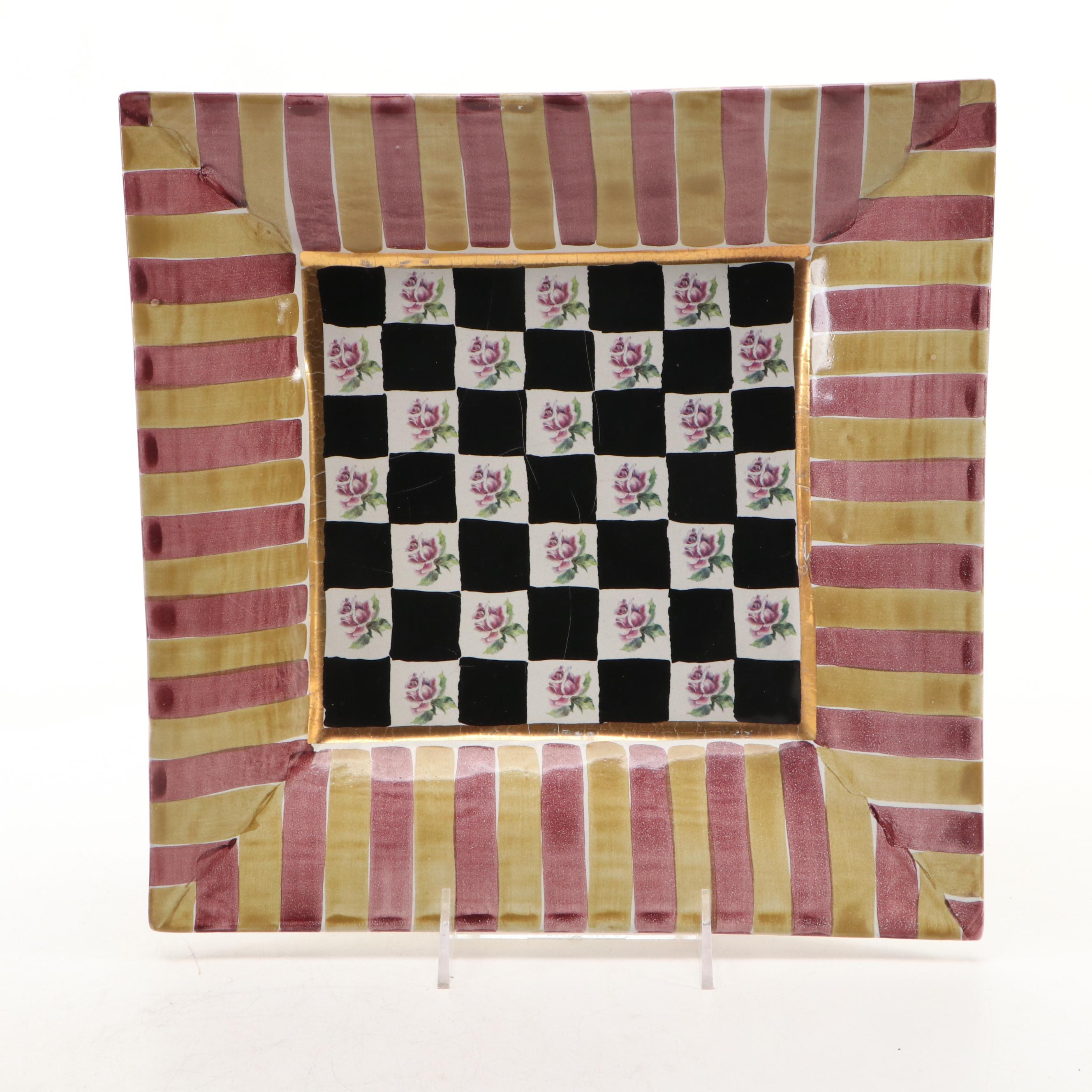 MacKenzie-Childs "Torquay Frank Mustard" Plates, 2006–2017