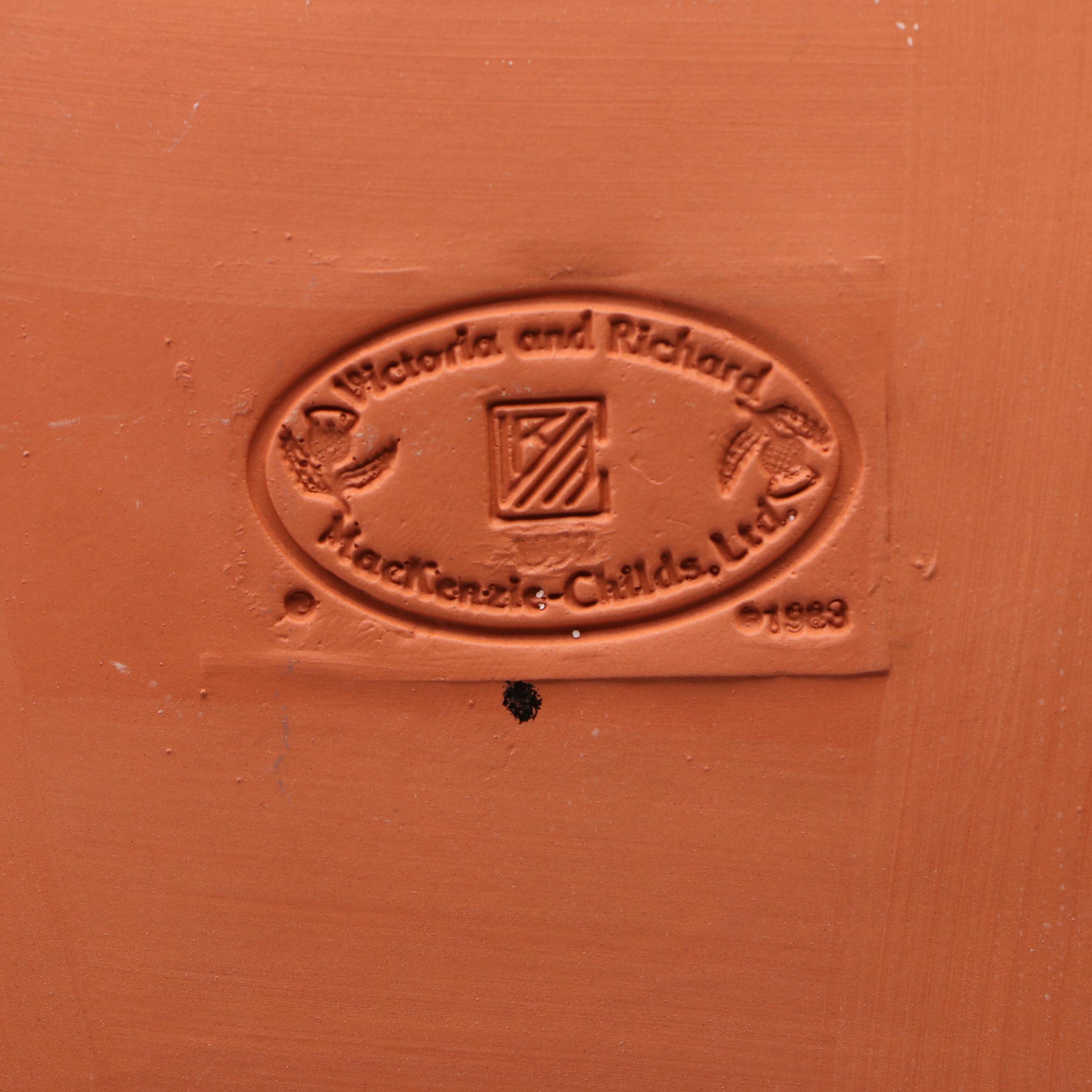 MacKenzie-Childs "Torquay Frank Mustard" Plates, 2006–2017