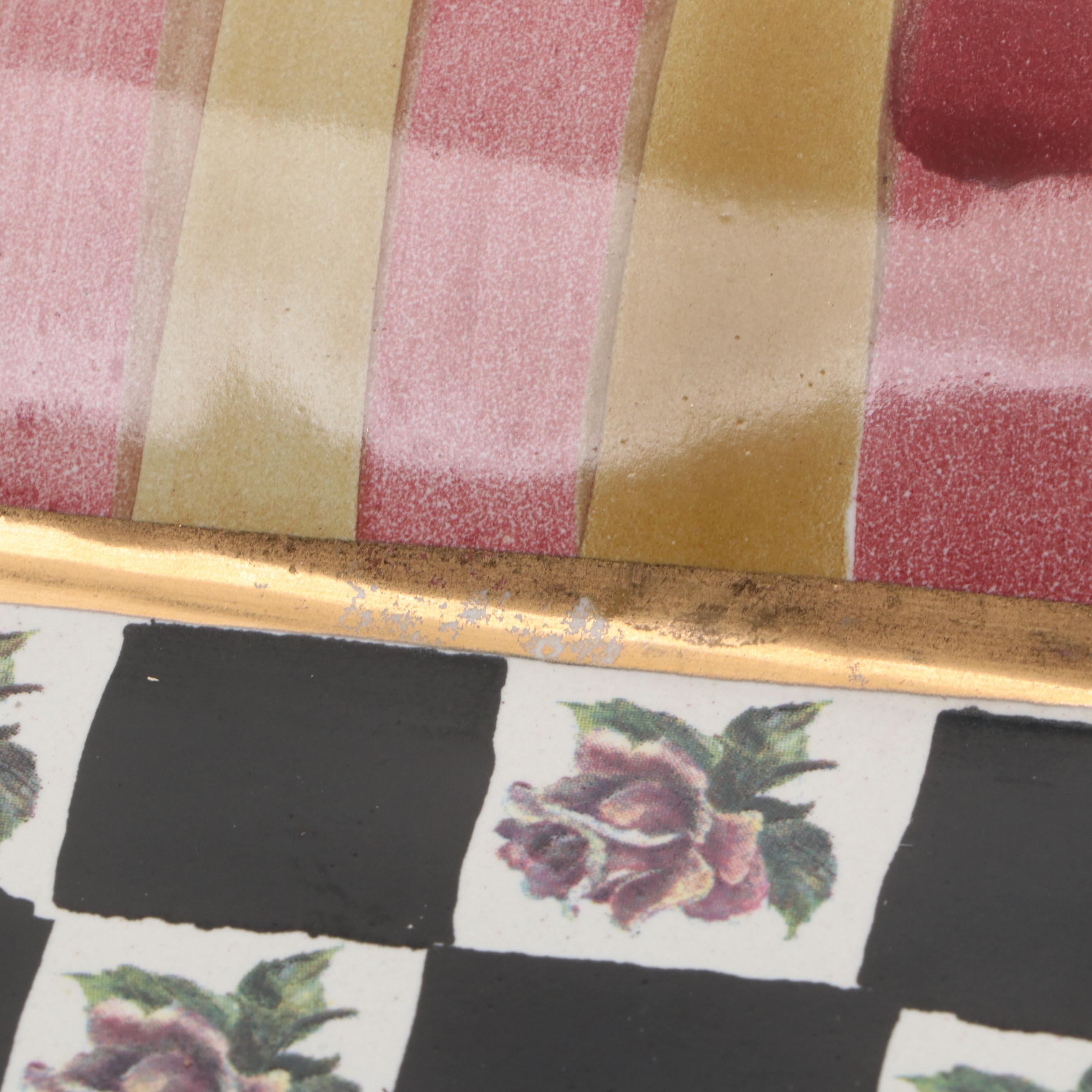 MacKenzie-Childs "Torquay Frank Mustard" Plates, 2006–2017