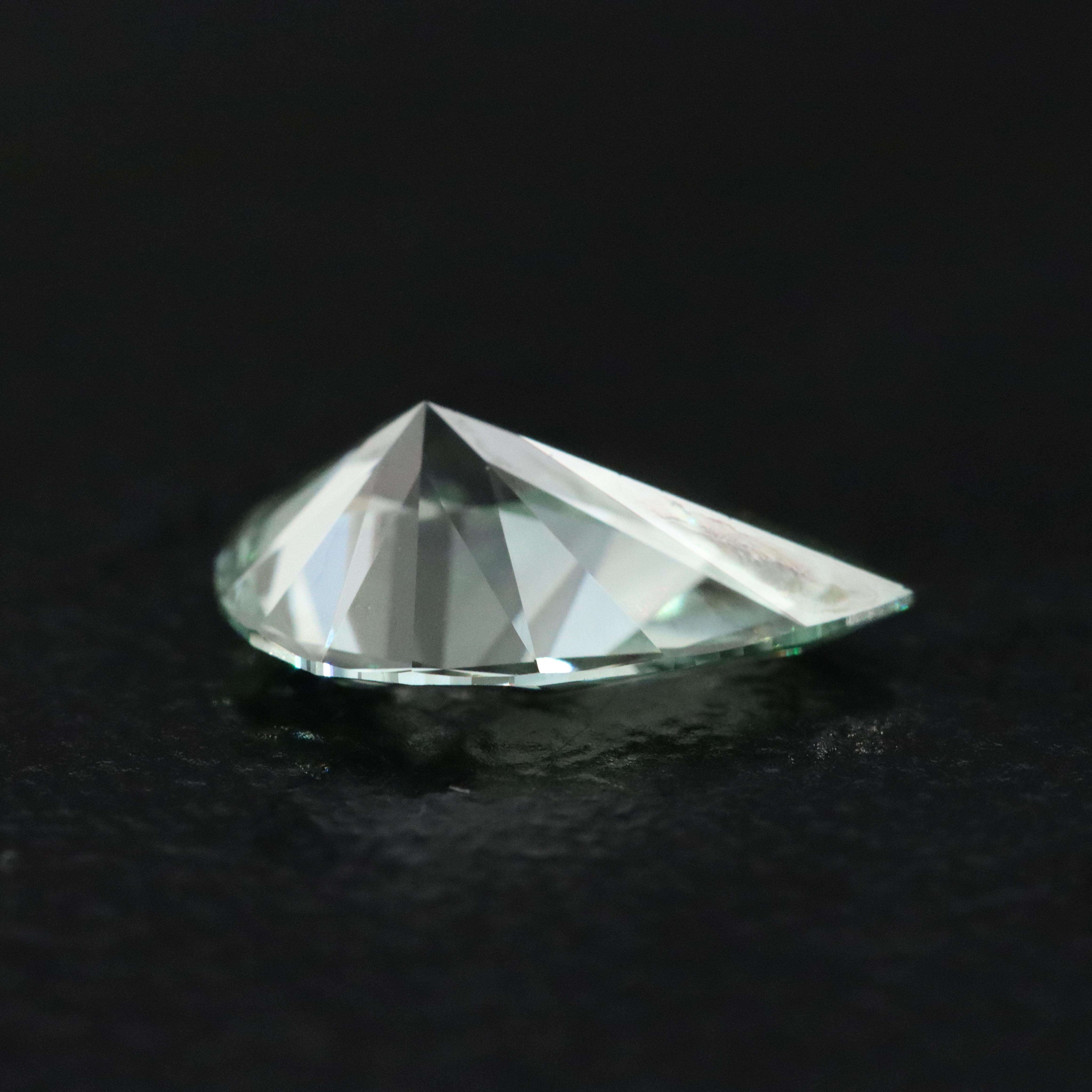 Loose 1.06 CT Lab Grown Fancy Green Diamond with IGI Report