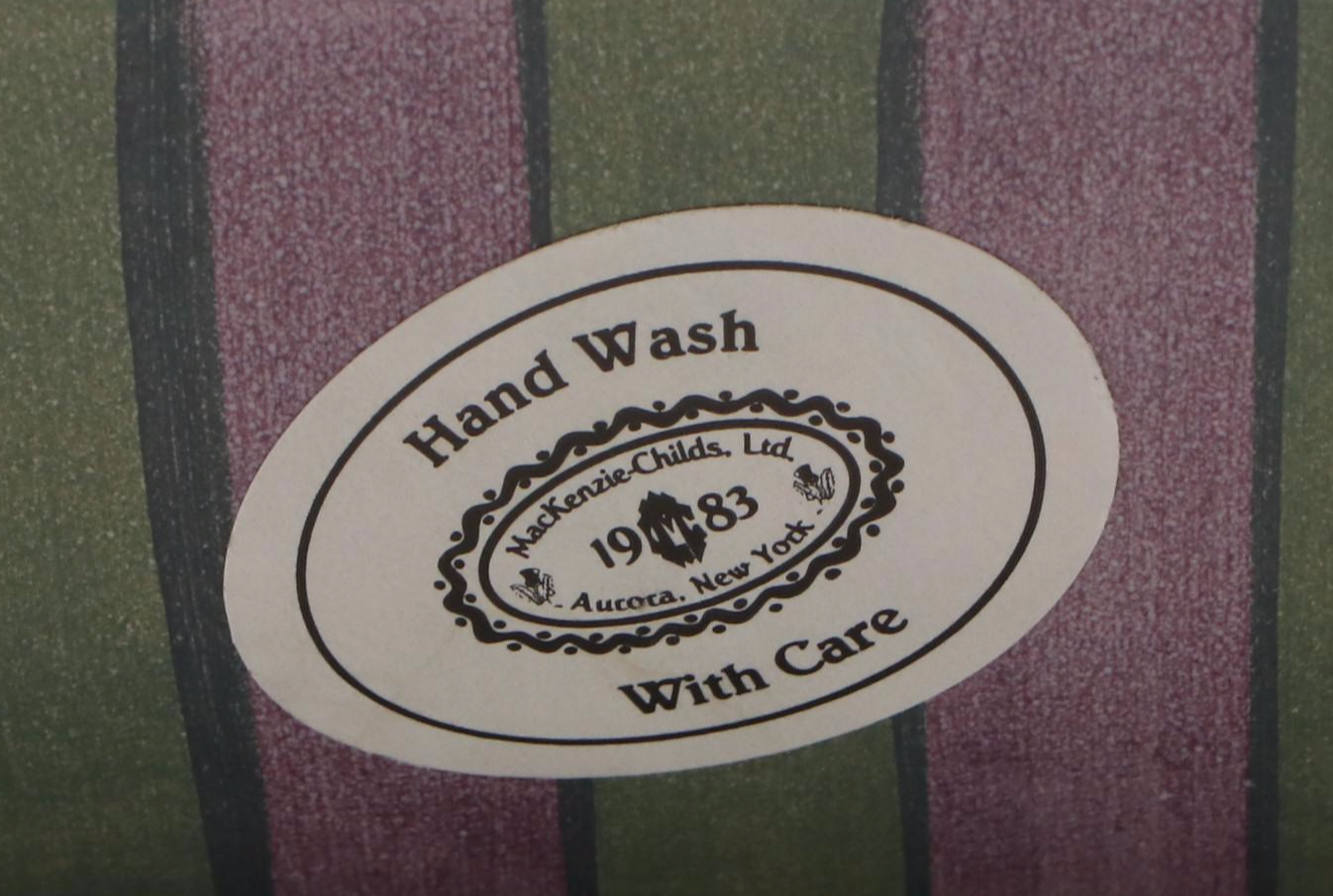 MacKenzie-Childs "Torquay Kelp Urchin" Terracotta Square Bowls