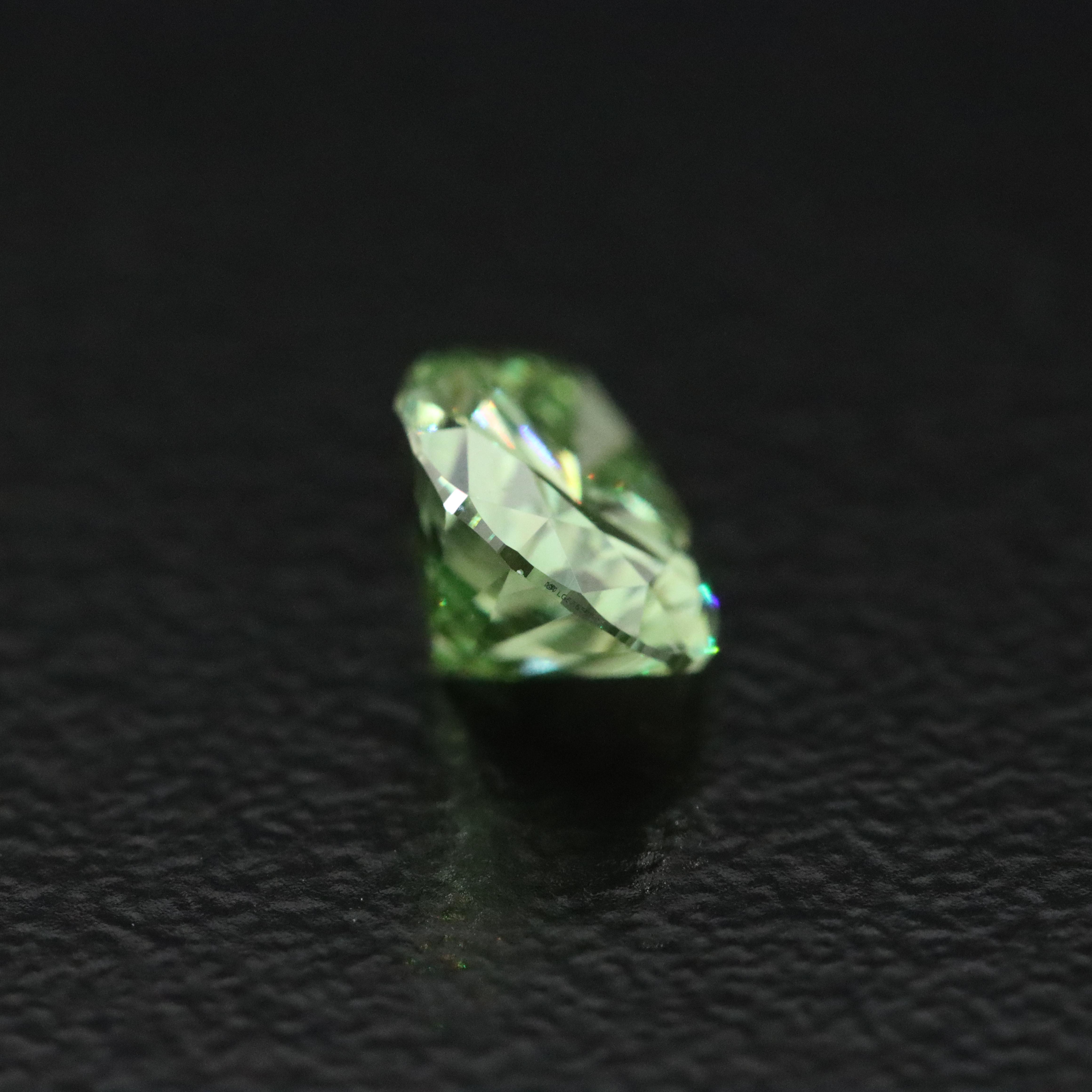 Loose 1.06 CT Lab Grown Fancy Green Diamond with IGI Report