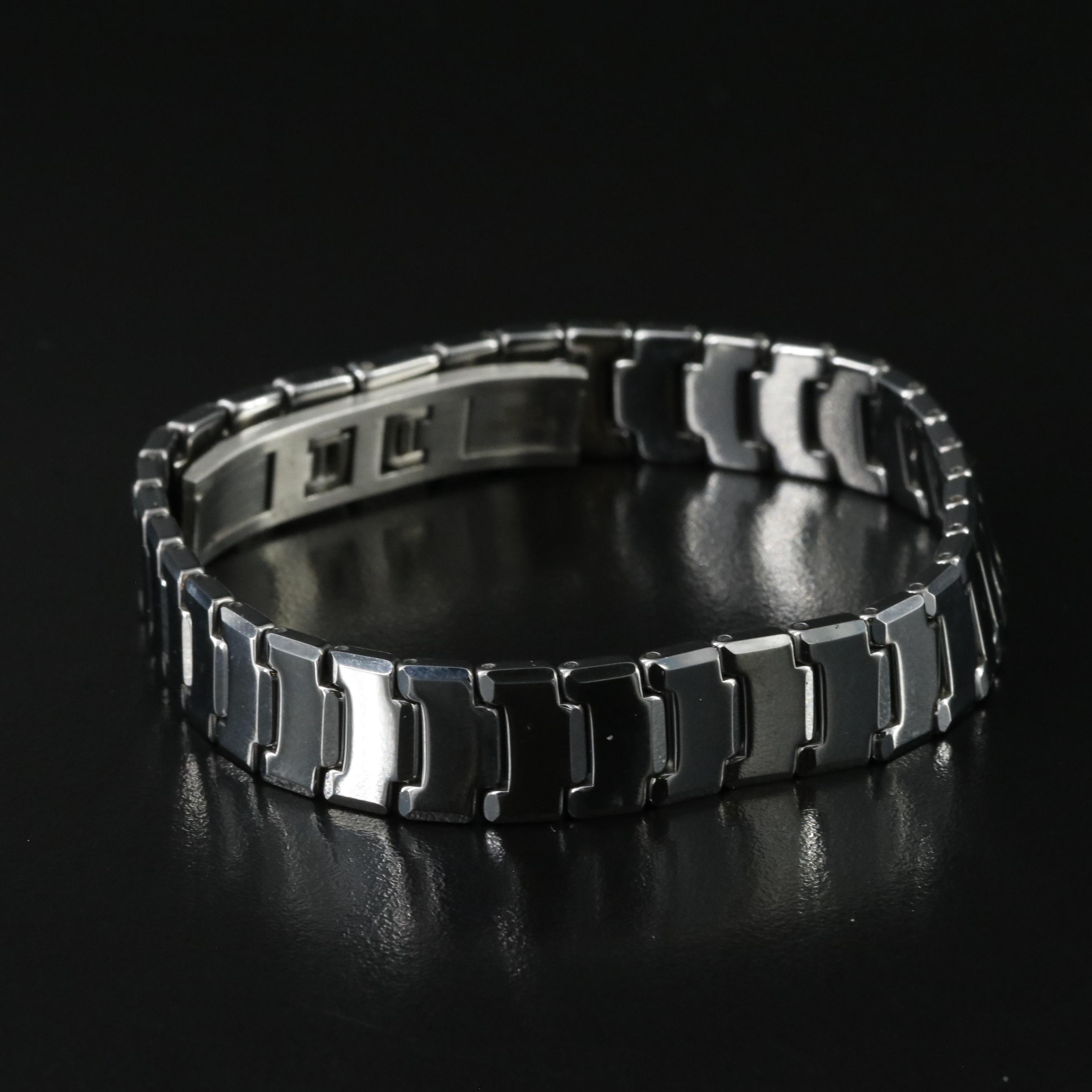 Stainless Steel Bracelet and Titanium Money Clip