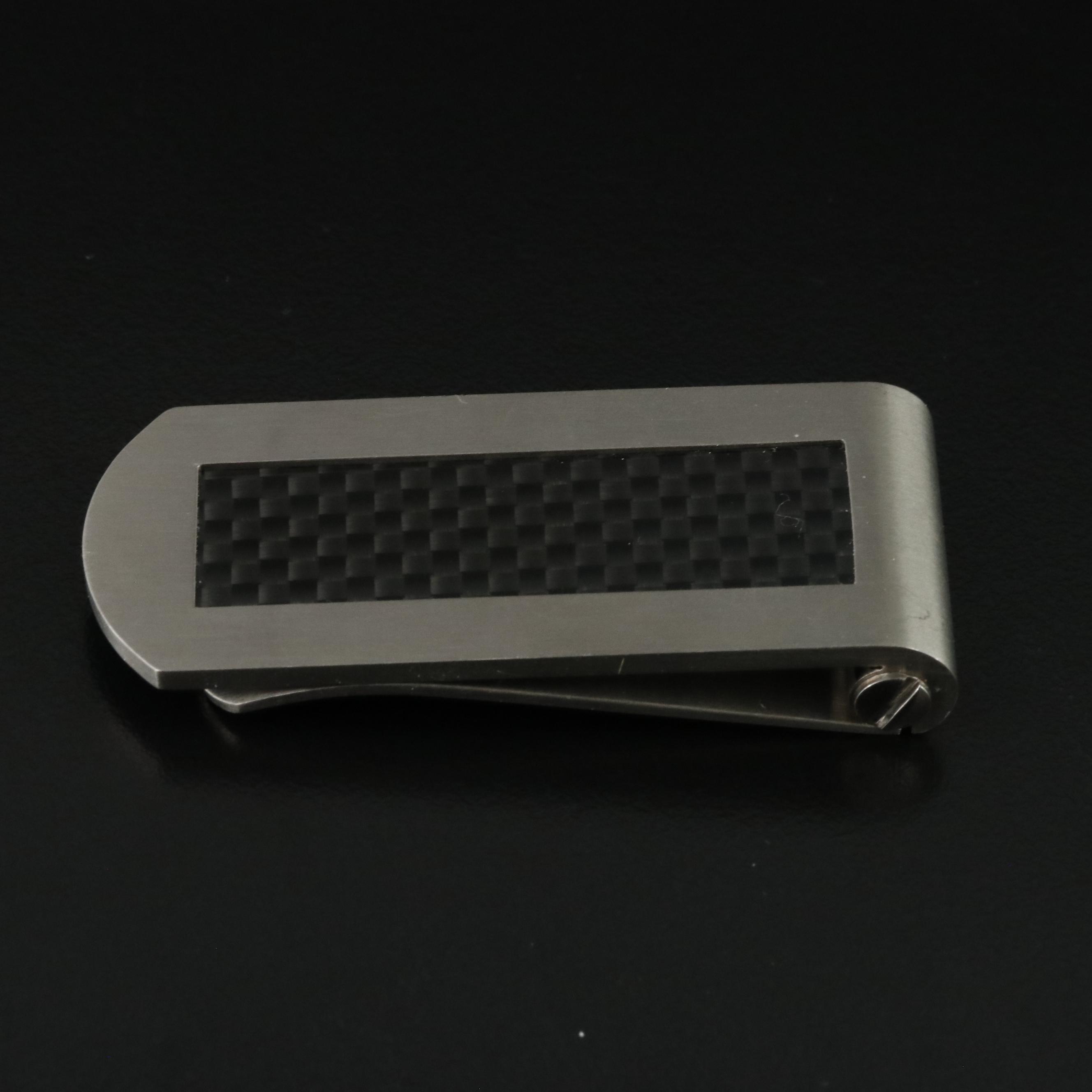 Stainless Steel Bracelet and Titanium Money Clip