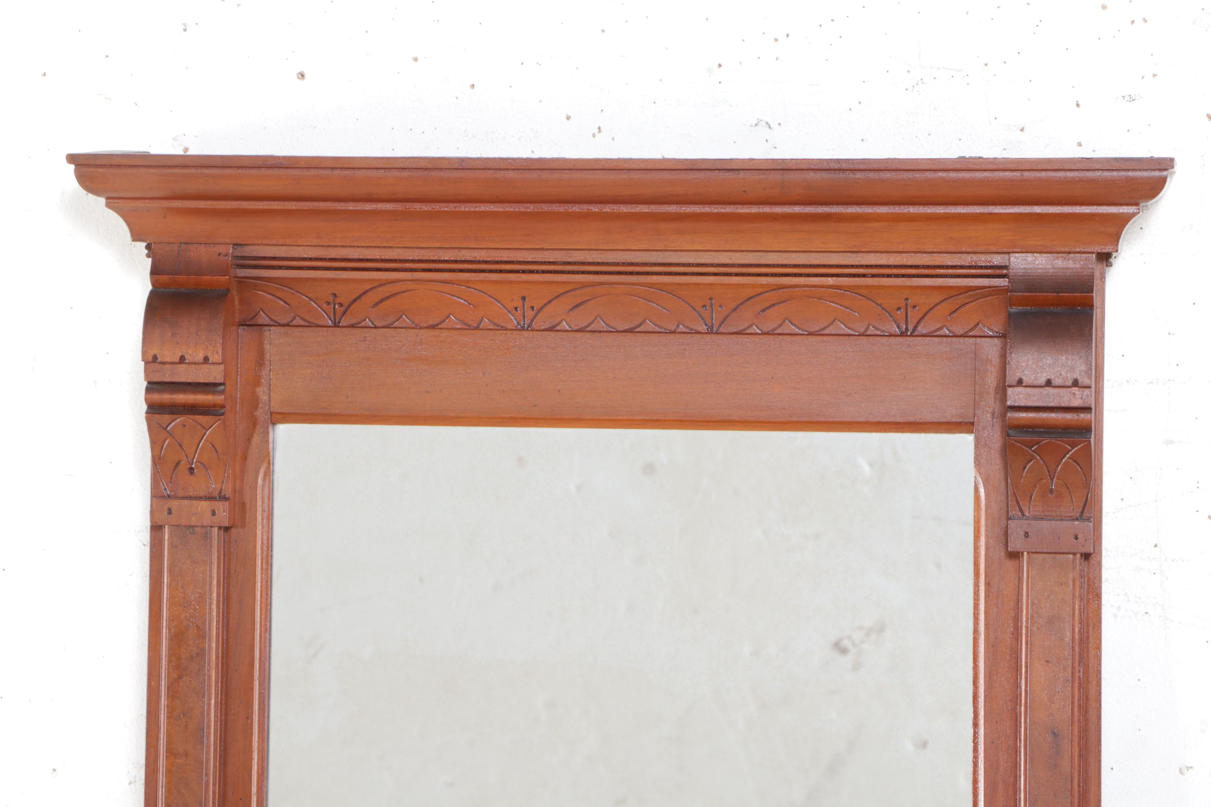 Victorian Eastlake Walnut Hall Tree, Late 19th/Early 20th Century