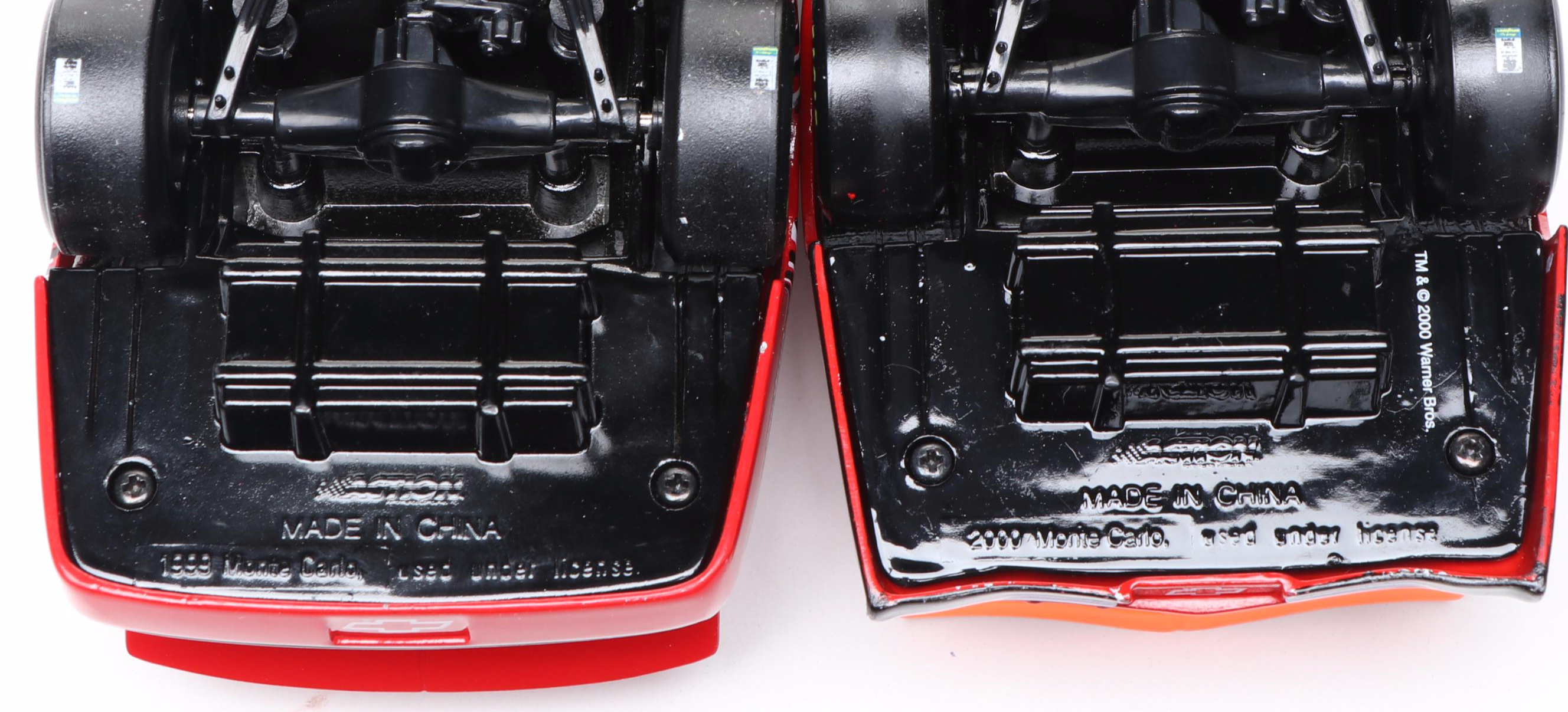 Action Dale Earnhardt and Dale Earnhardt Jr. Diecast Cars with Other Toy Cars