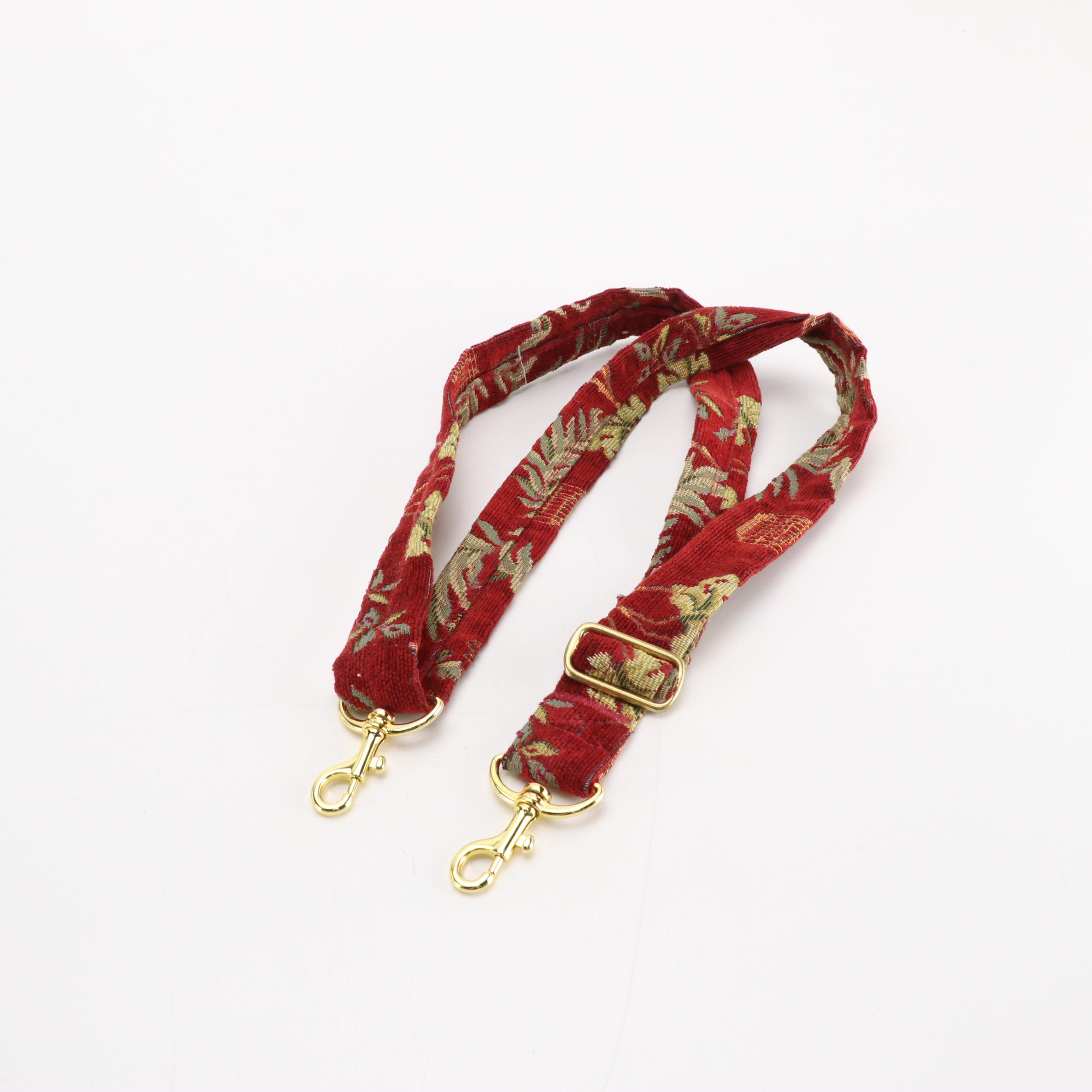 Ecuadorian Leather/Woven Textile Zip Pouch with Other Carpet Bag Soft Suitcase