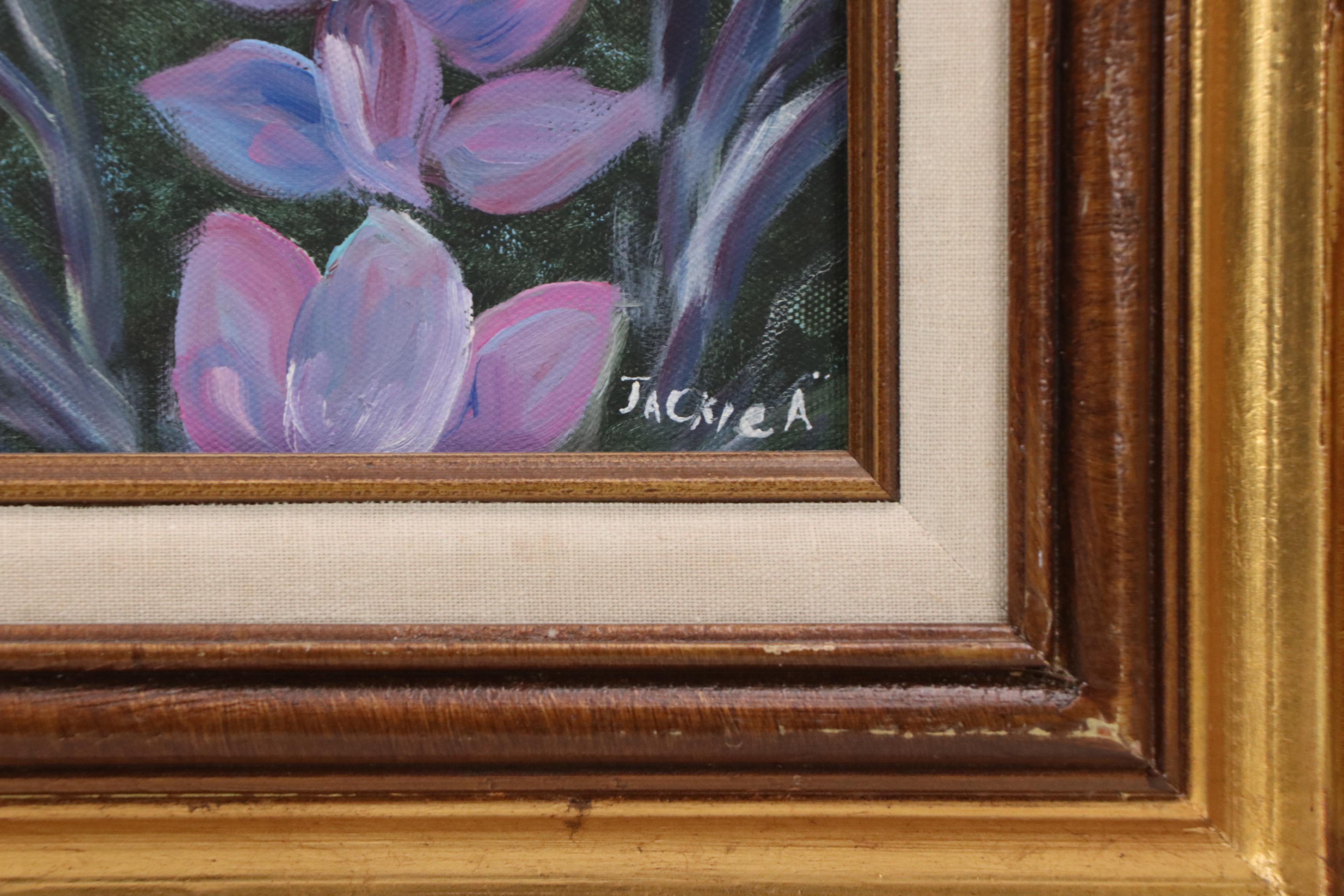 Mountainous Landscape Oil Painting, Late 20th Century