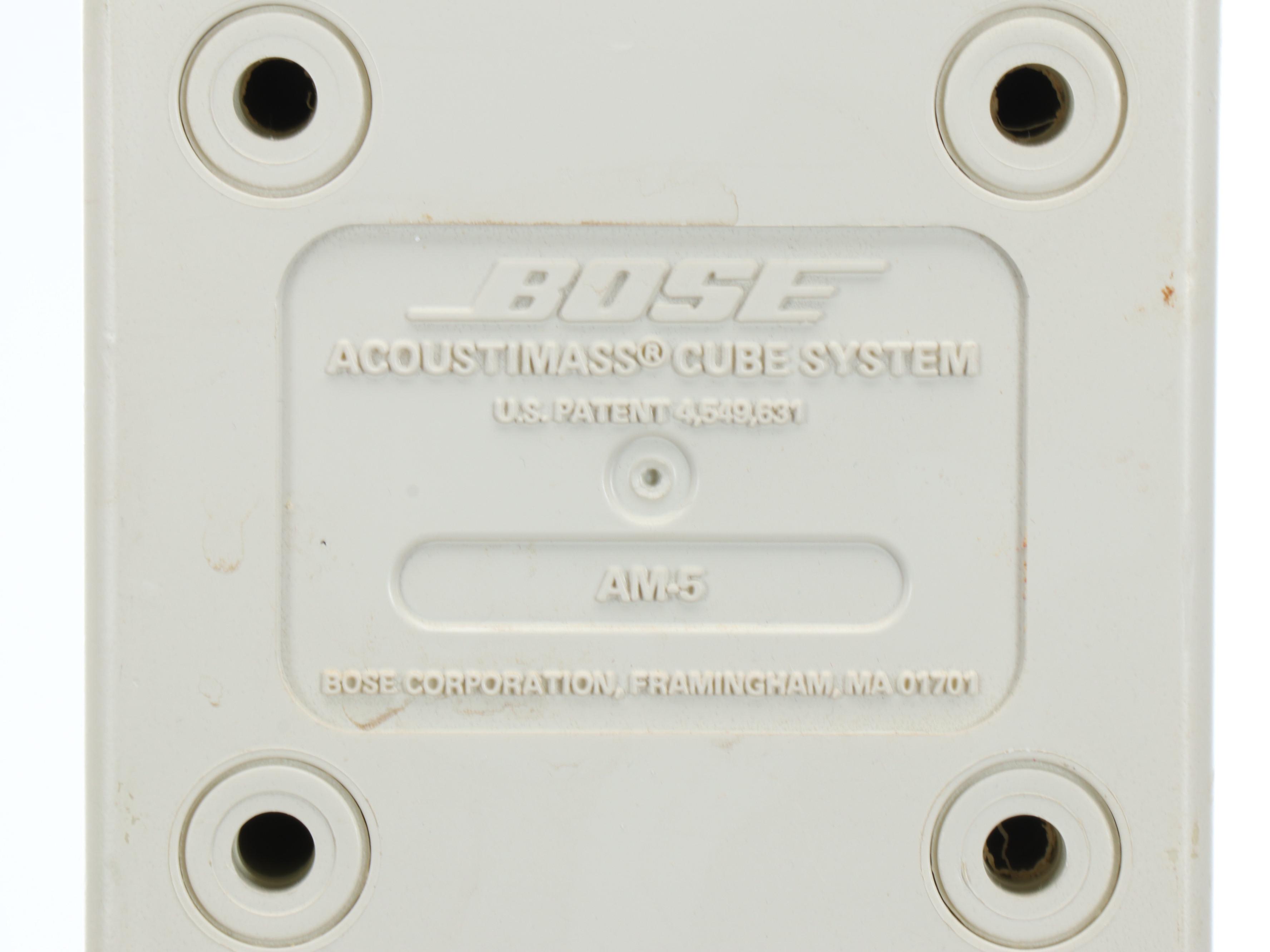 Bose Acoustimass Cube System AM-5 Floor Speakers