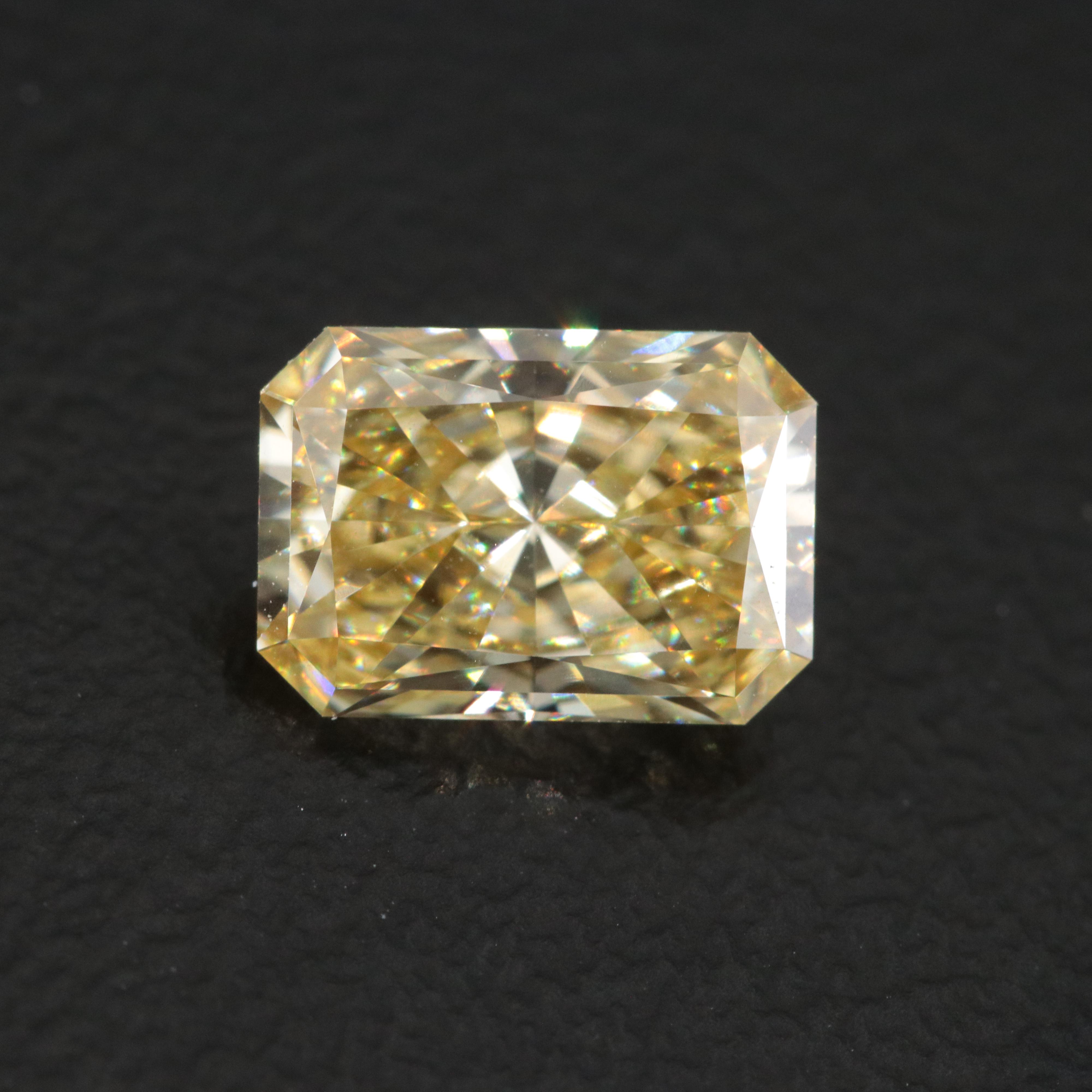 Loose 1.08 CT Lab Grown Fancy Yellow Diamond with IGI Report