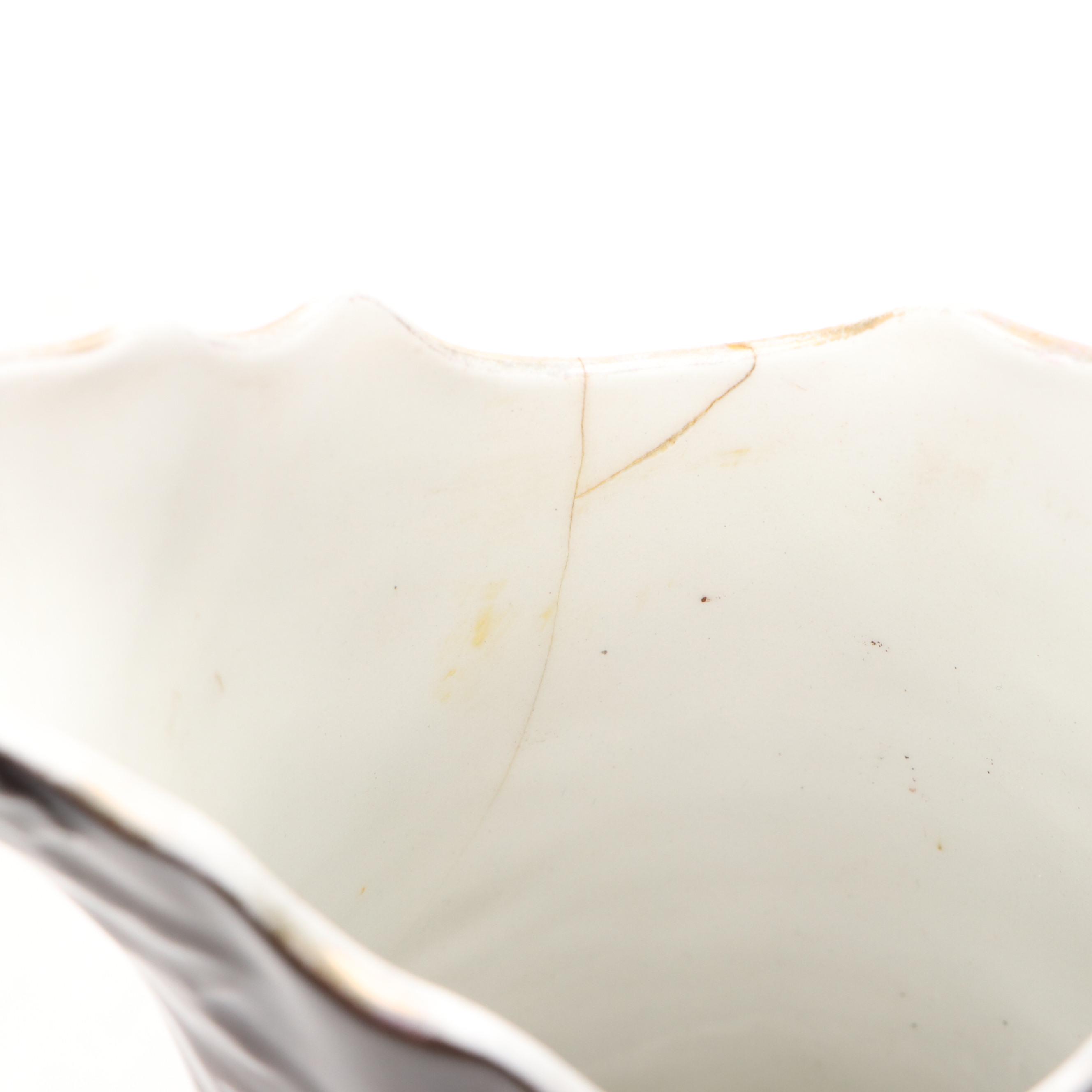 Warwick "Ioga" Monk Pitcher and Mug with Gentleman Mug, Early 20th Century