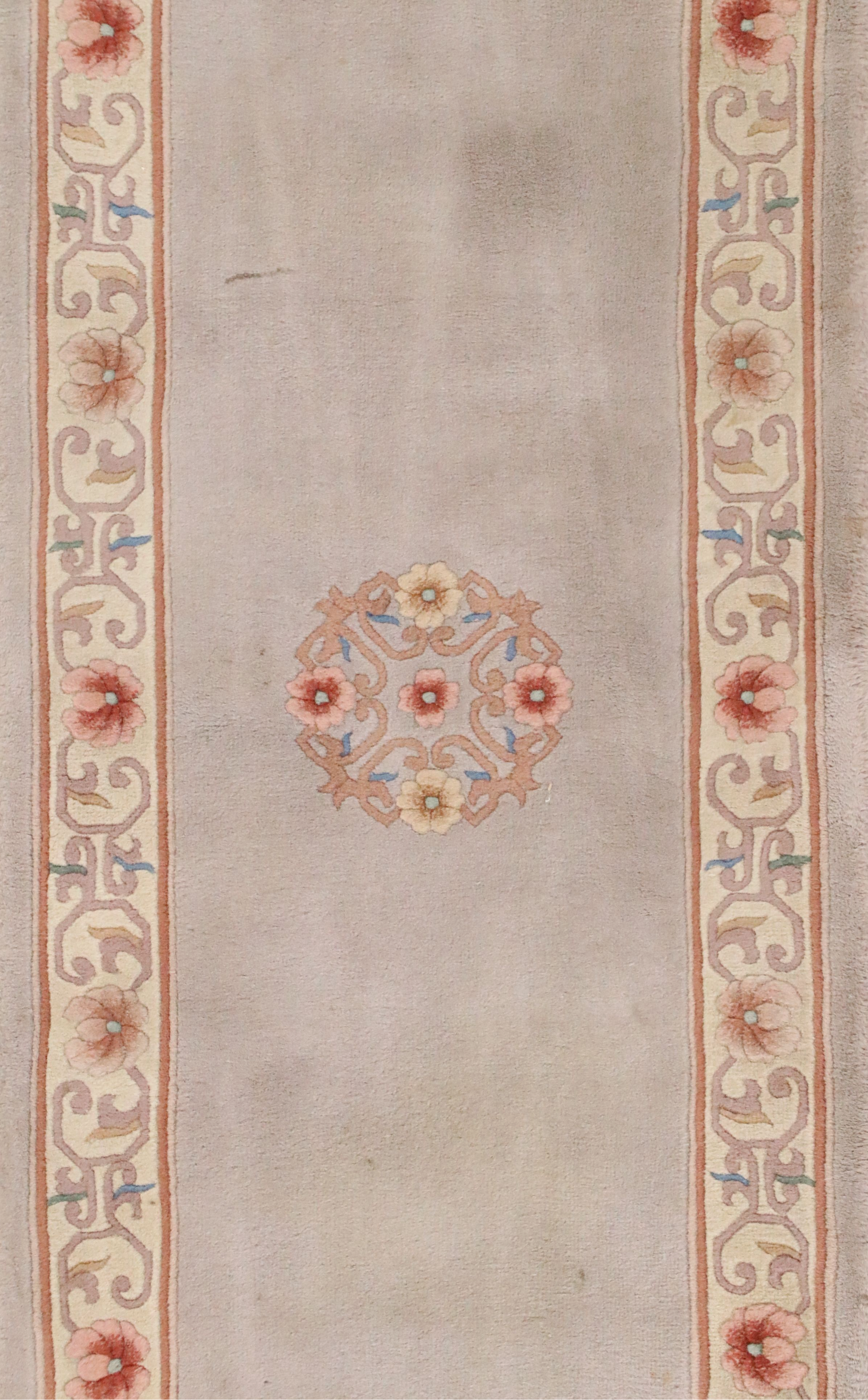 2'7 x 12'9 Hand-Knotted Chinese Peking Carpet Runner