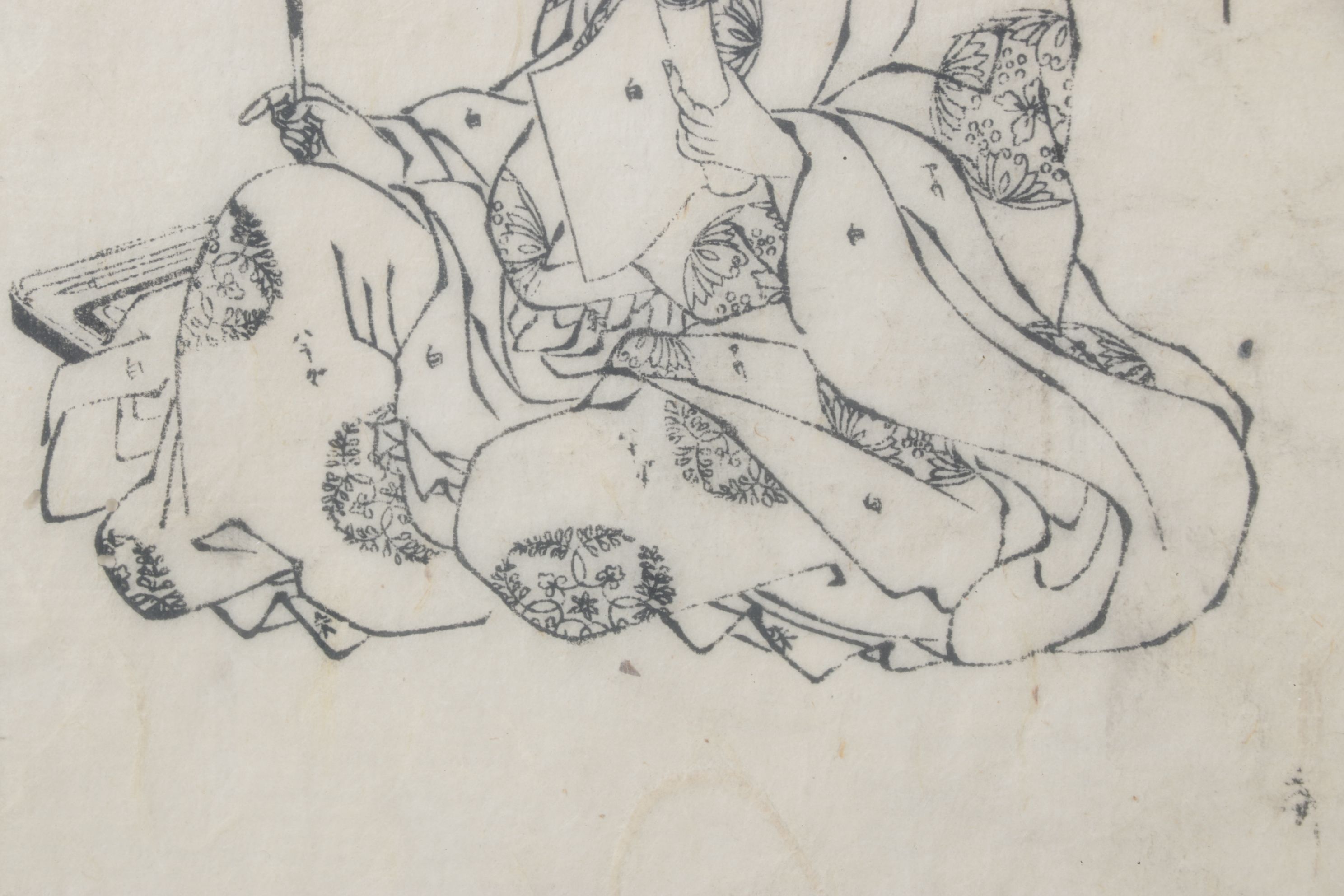 Ōoka Shunboku Woodblock From "An Illustrated Book of Model Paintings"