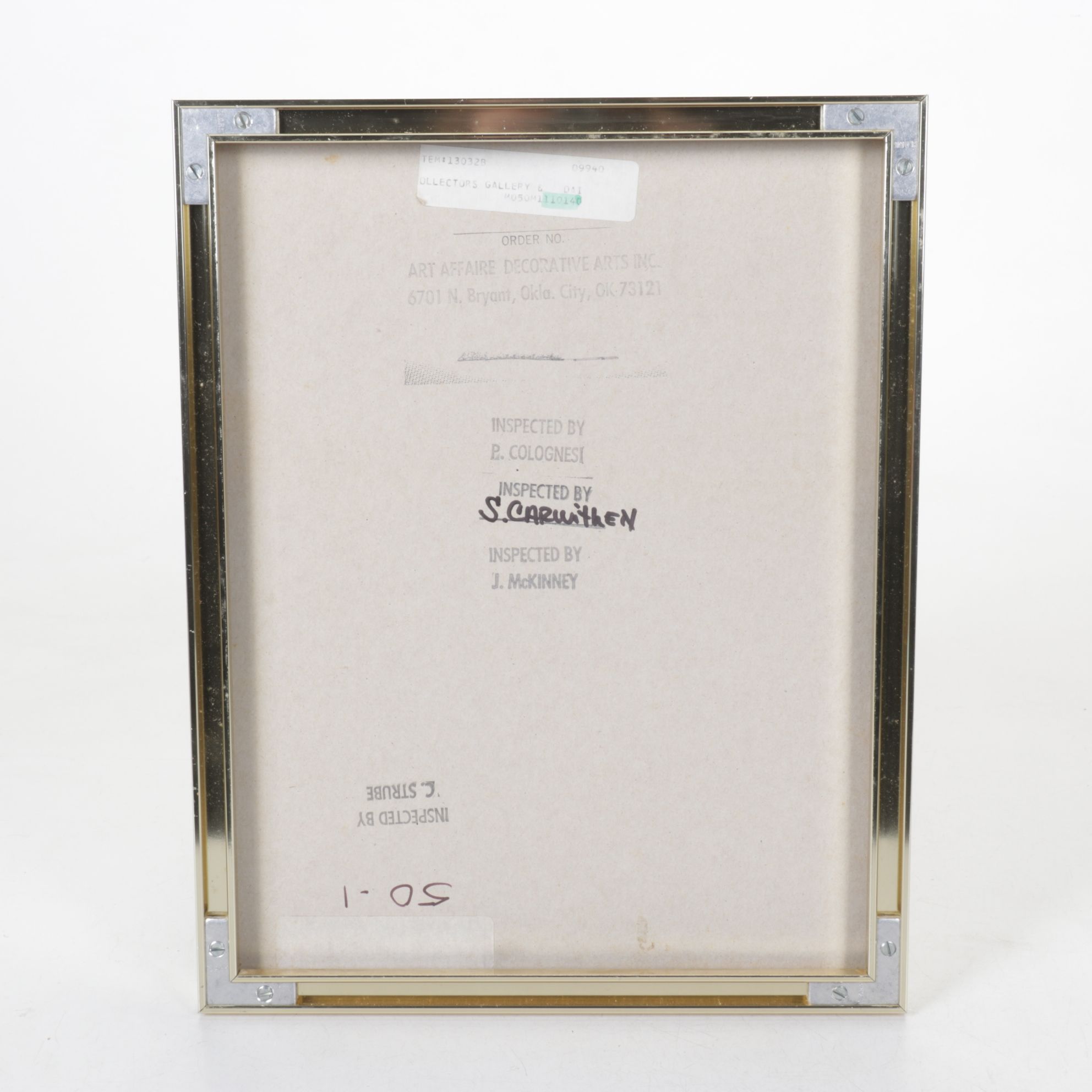 Rick Loudermilk "Roses" Hand-Colored Copperplate Etching, Late 20th Century