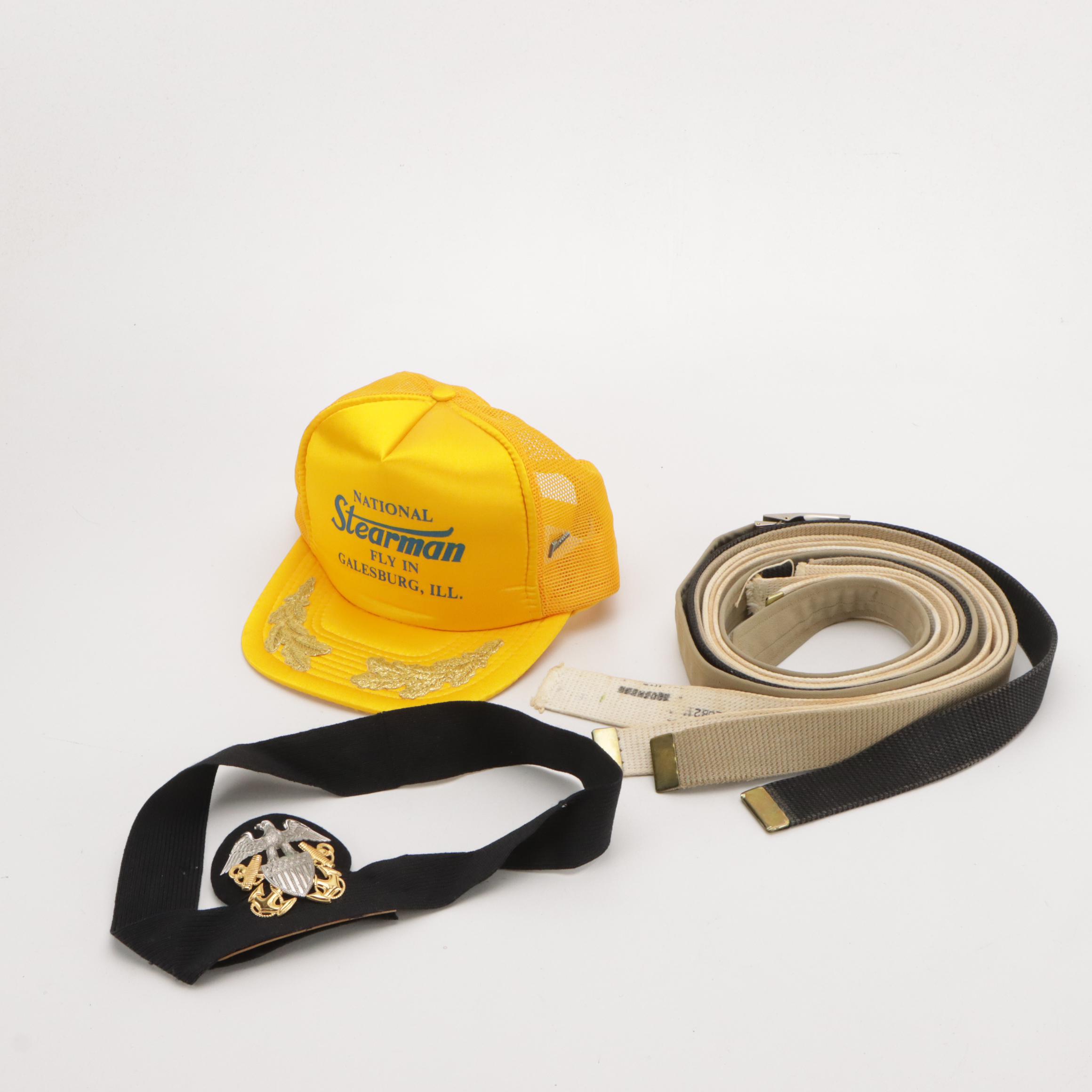 Vietnam War Era US Navy Type G-1 Flight Jacket with Commemorative Shirt/Hat