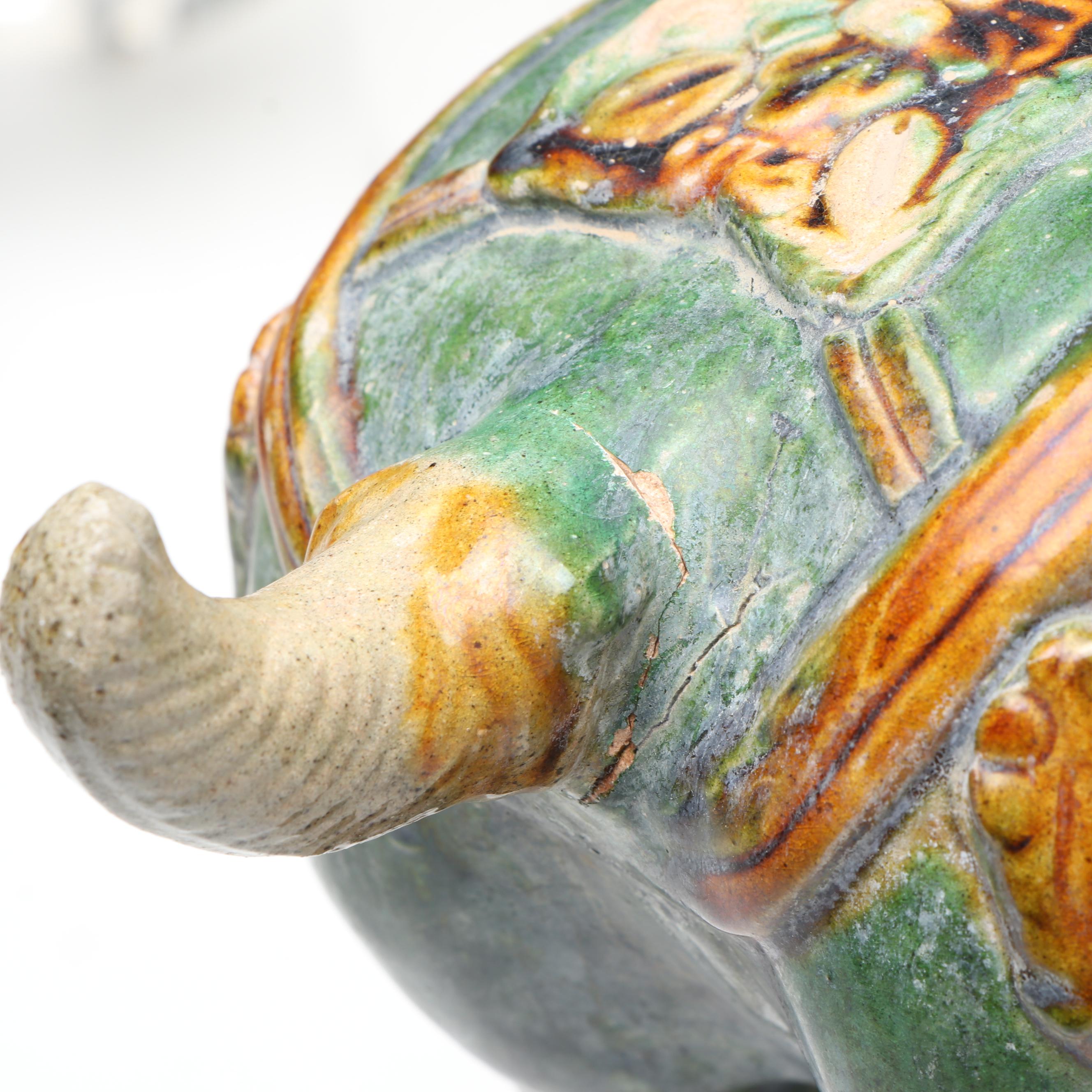 Chinese Tang Style Sancai Glaze Horses