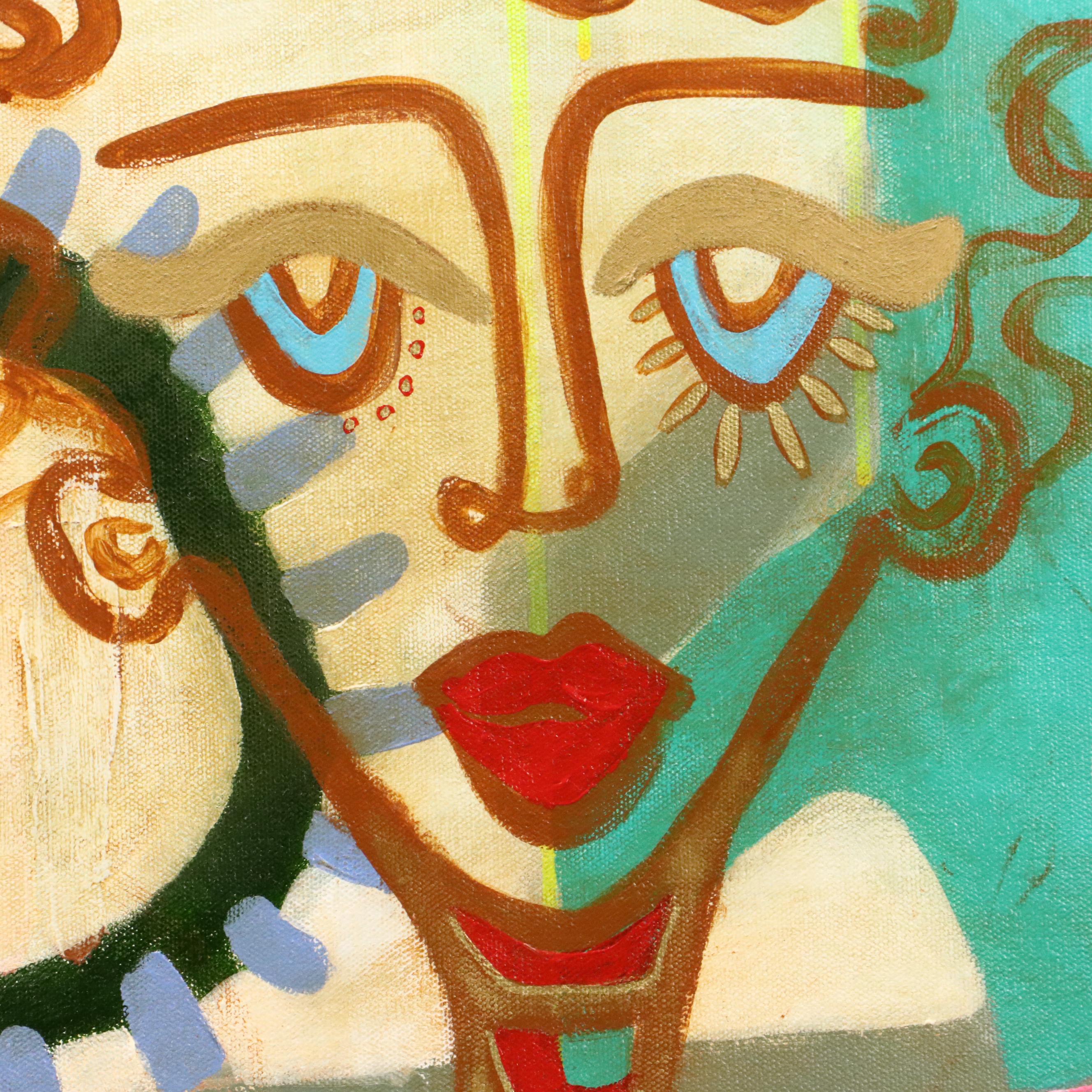 Jordan Howell Acrylic Painting "The Santa Fe Cowgirl," 2024