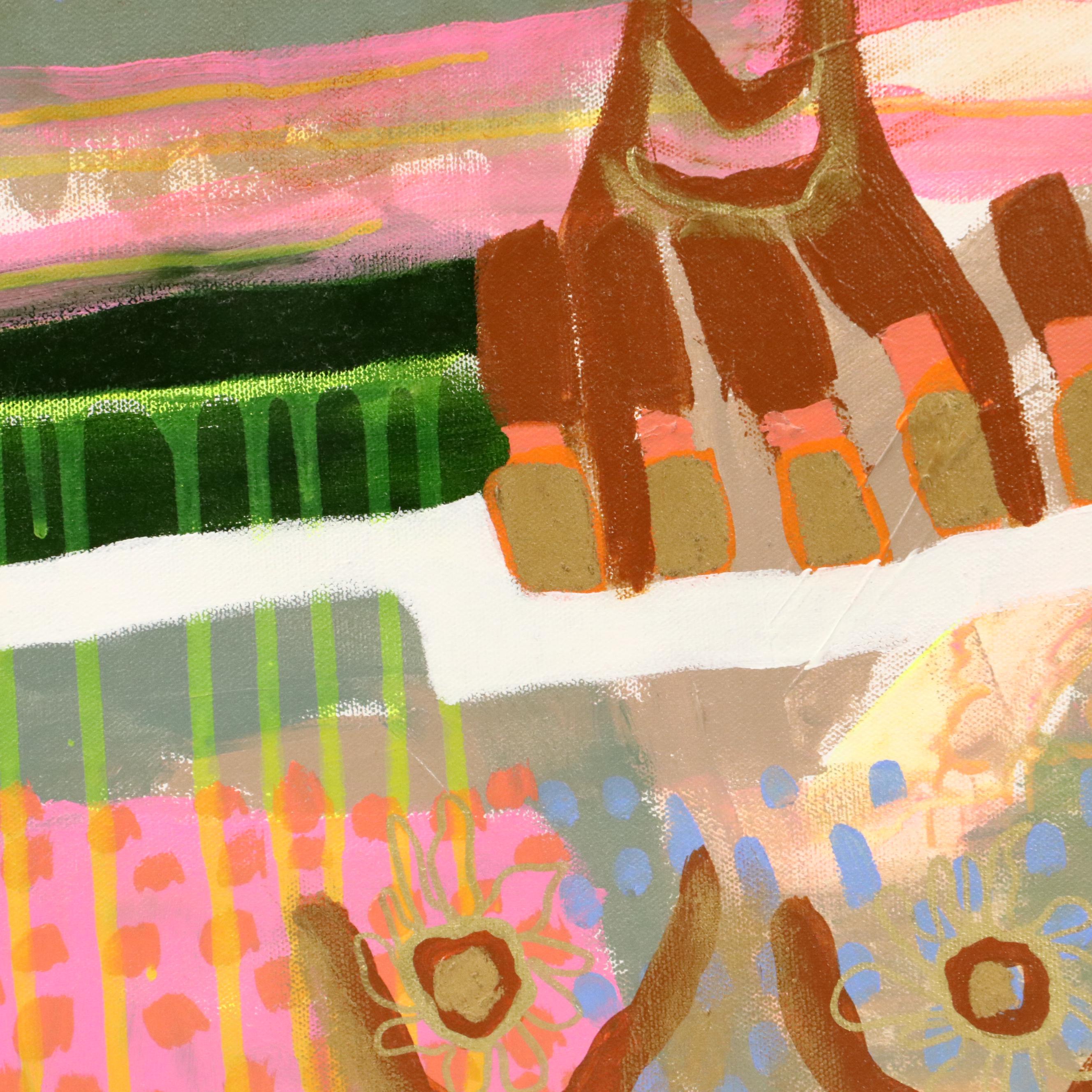 Jordan Howell Acrylic Painting "The Santa Fe Cowgirl," 2024