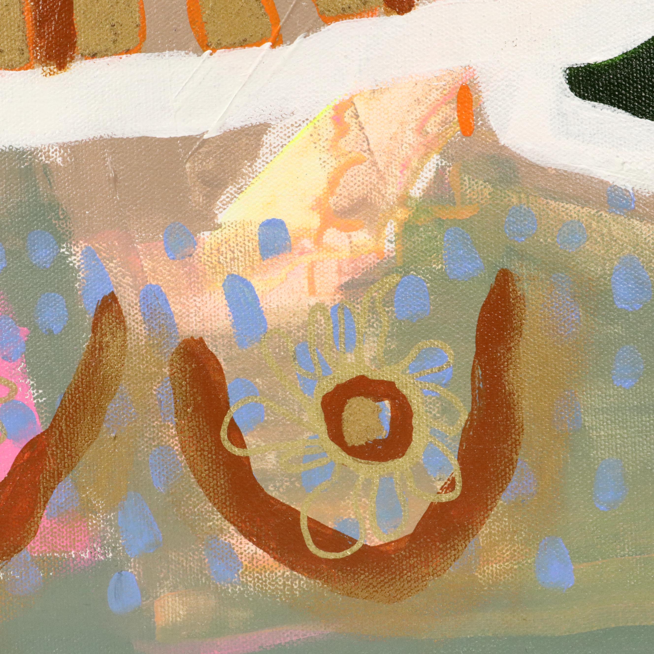 Jordan Howell Acrylic Painting "The Santa Fe Cowgirl," 2024