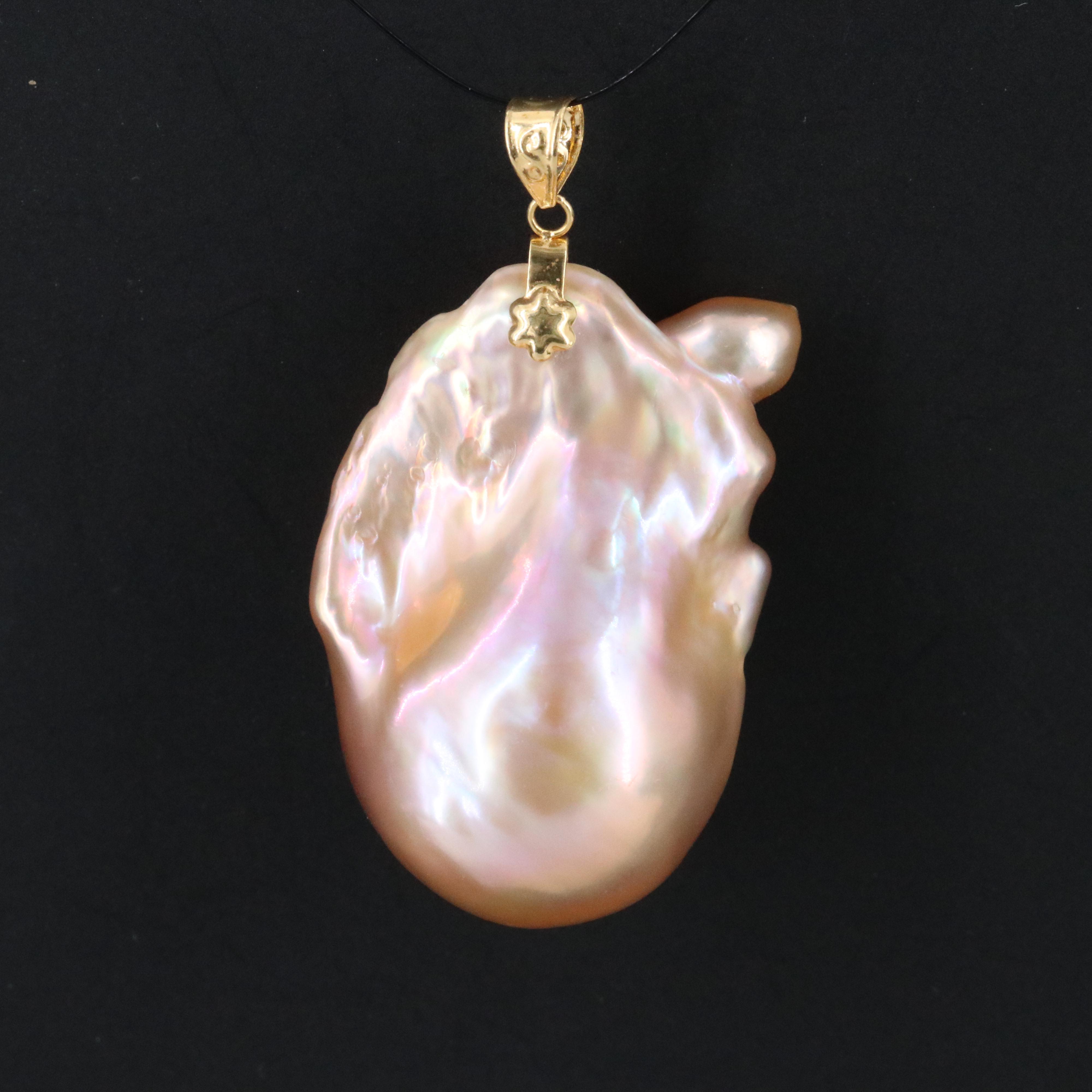 14K Pearl Pendant