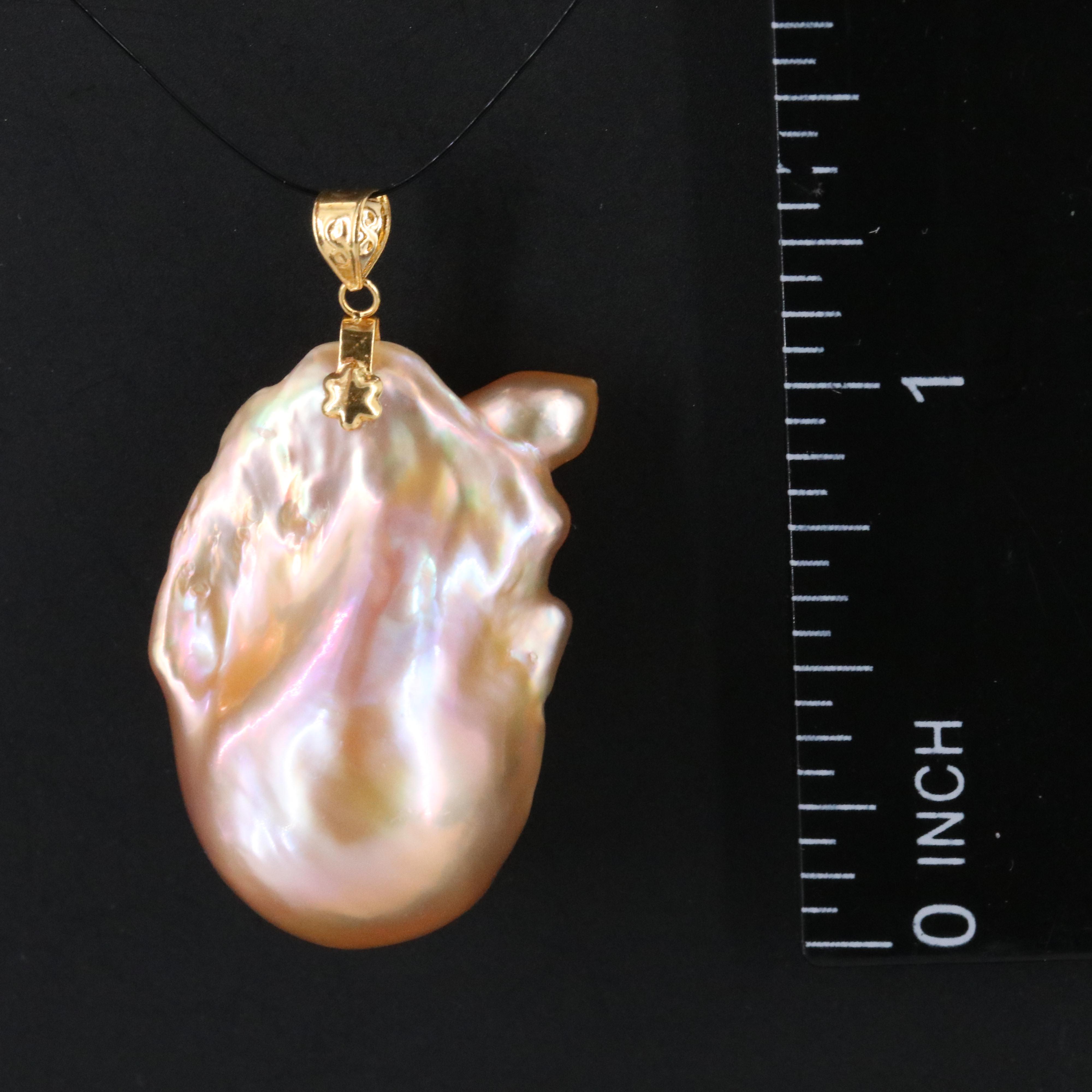 14K Pearl Pendant