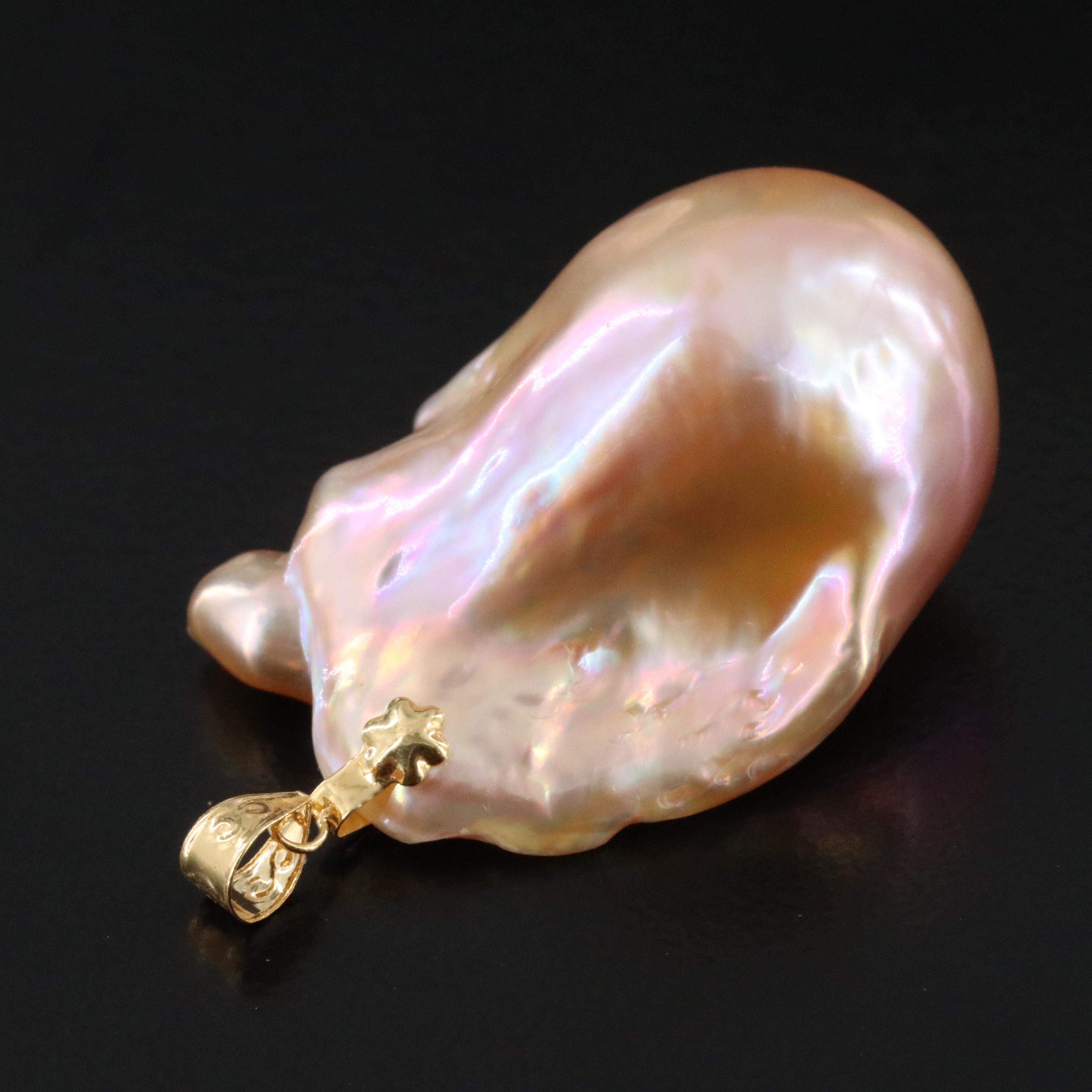 14K Pearl Pendant