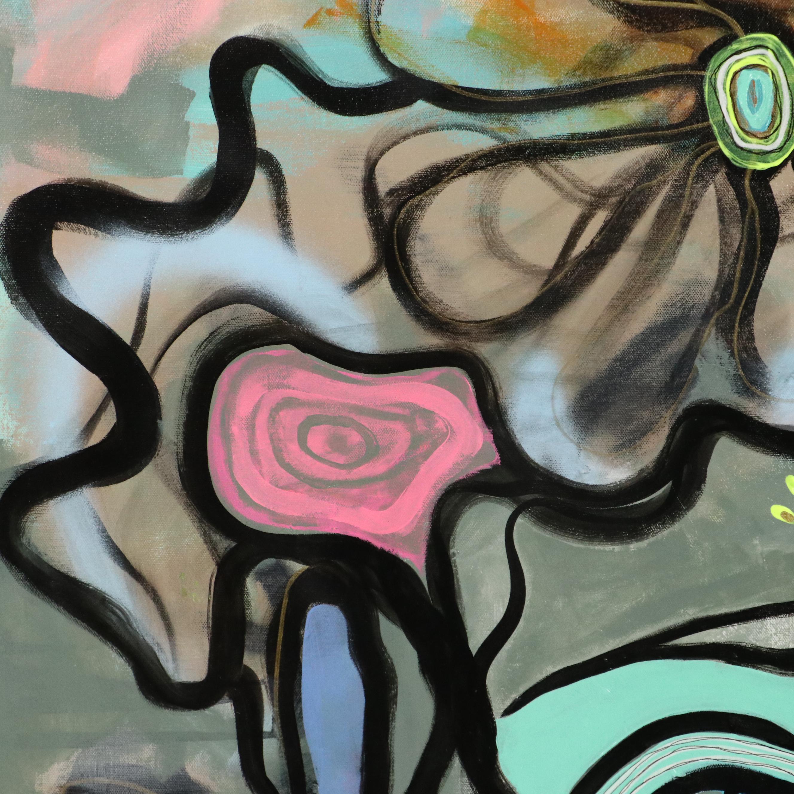 Jordan Howell Acrylic Painting "Ancestral Riot," 2024