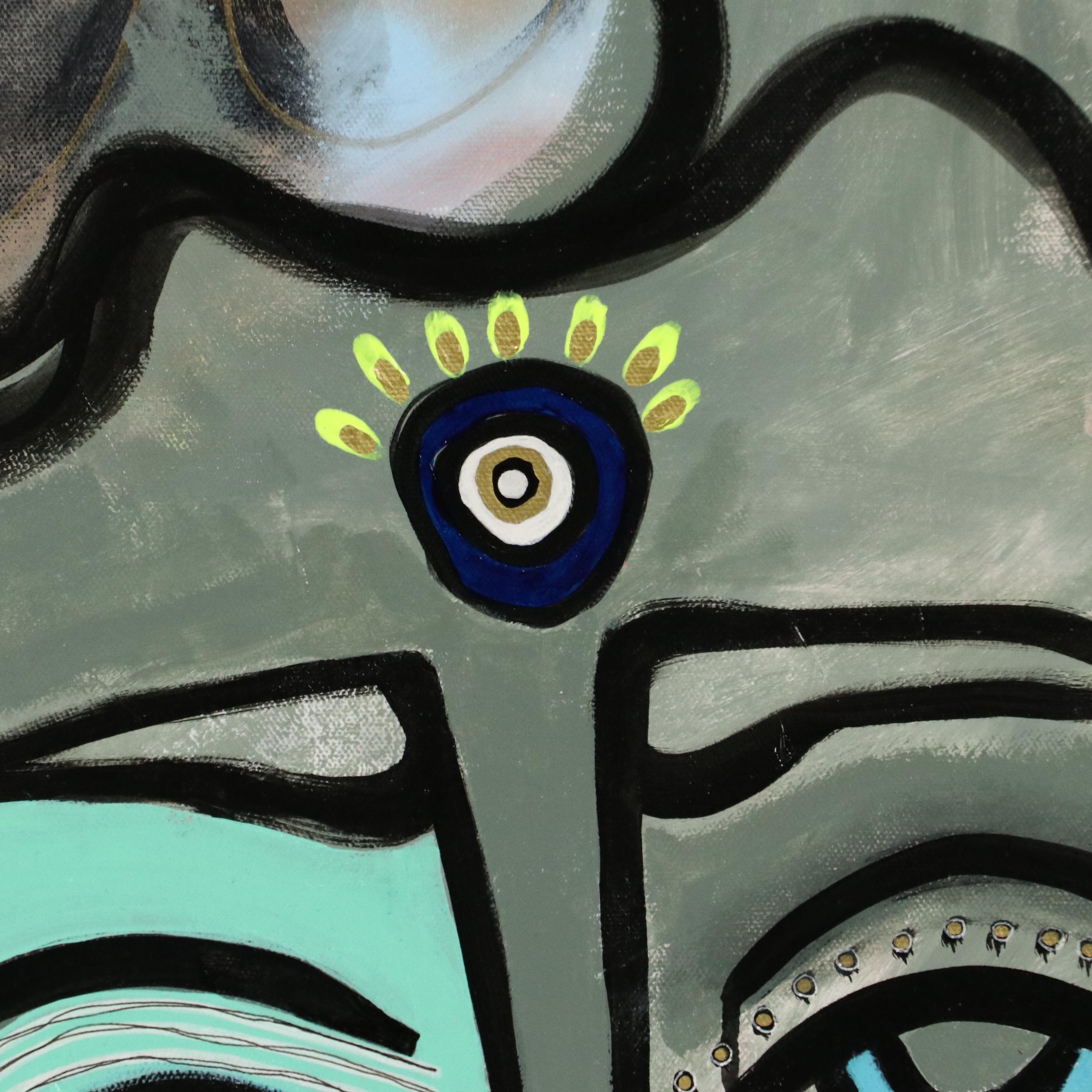 Jordan Howell Acrylic Painting "Ancestral Riot," 2024