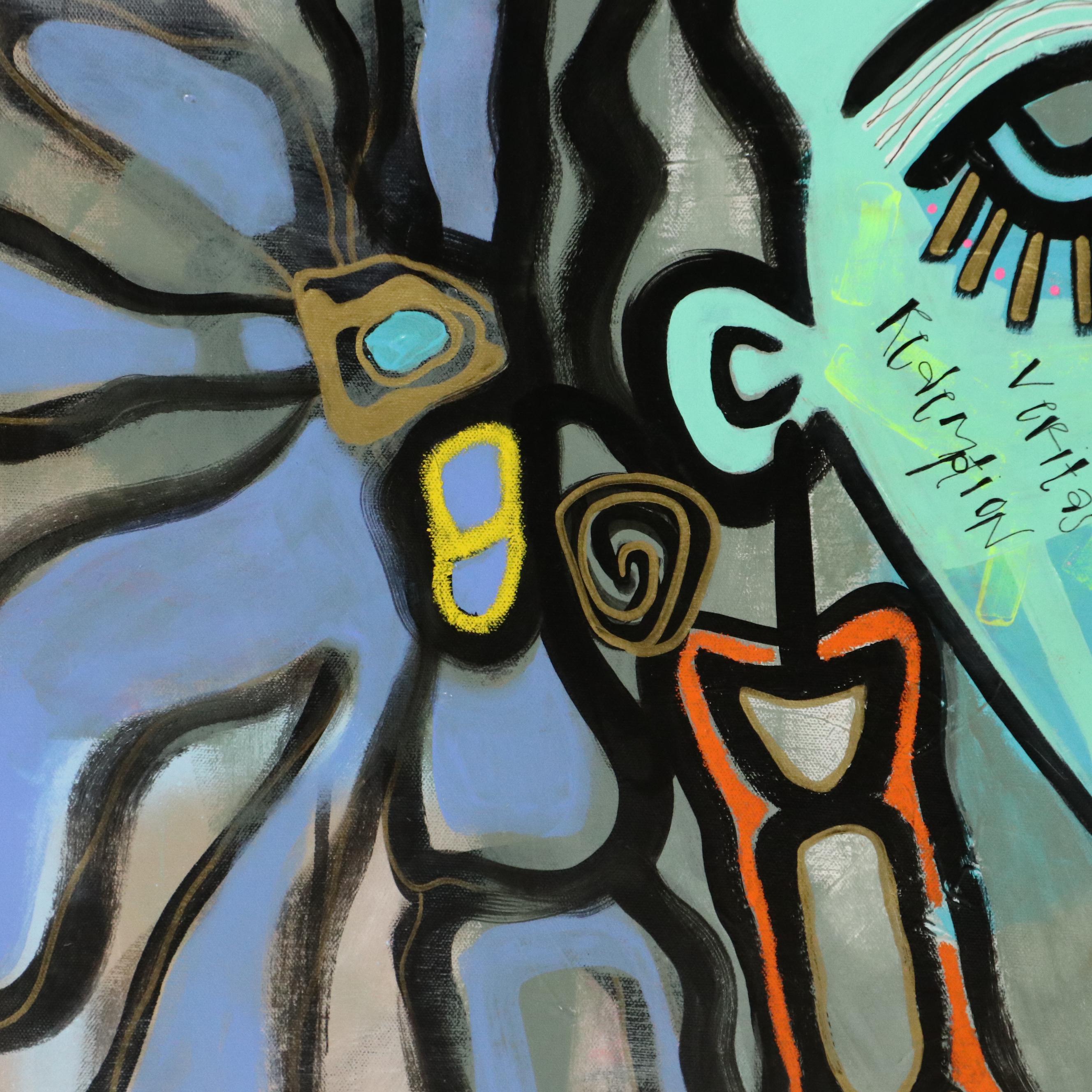 Jordan Howell Acrylic Painting "Ancestral Riot," 2024