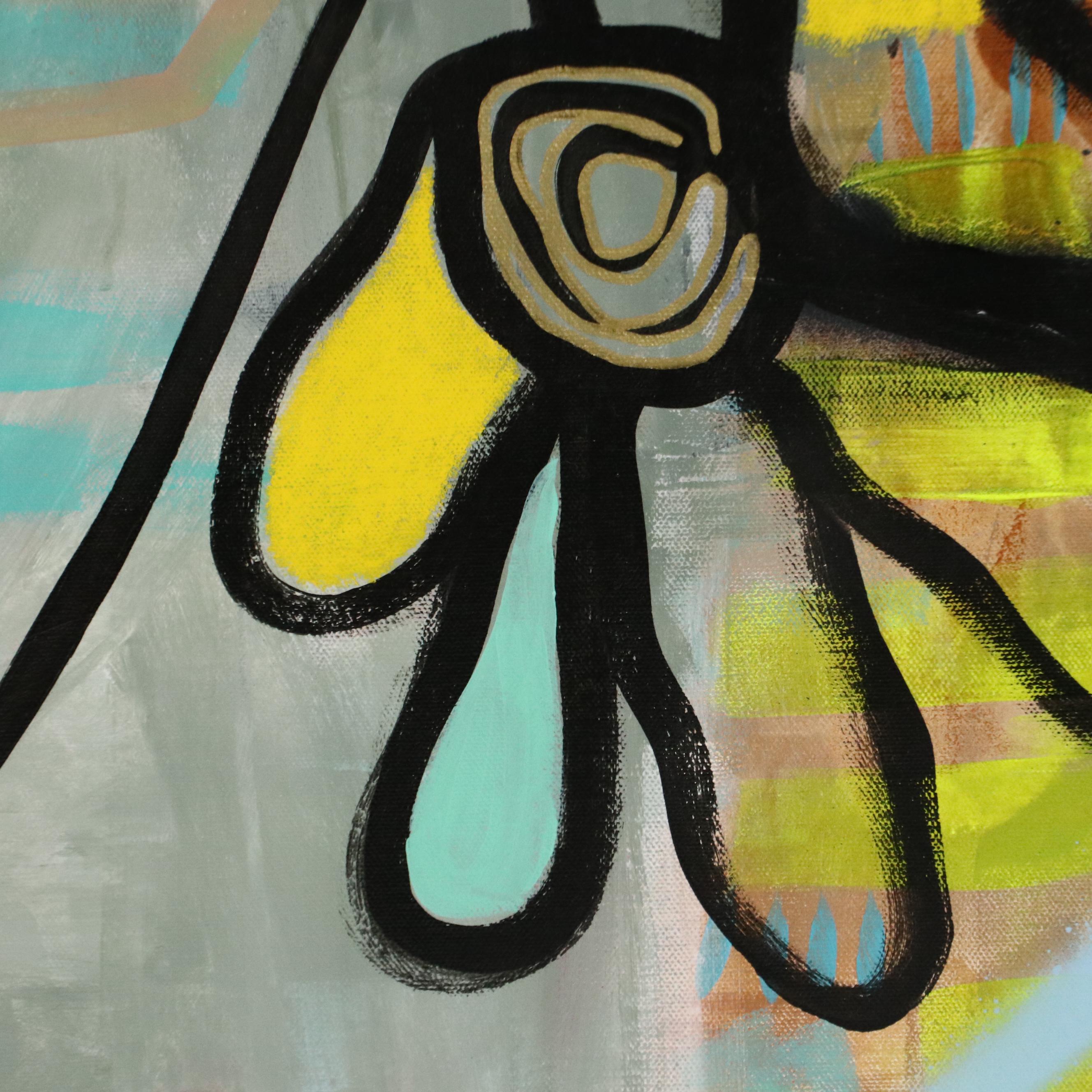 Jordan Howell Acrylic Painting "Ancestral Riot," 2024