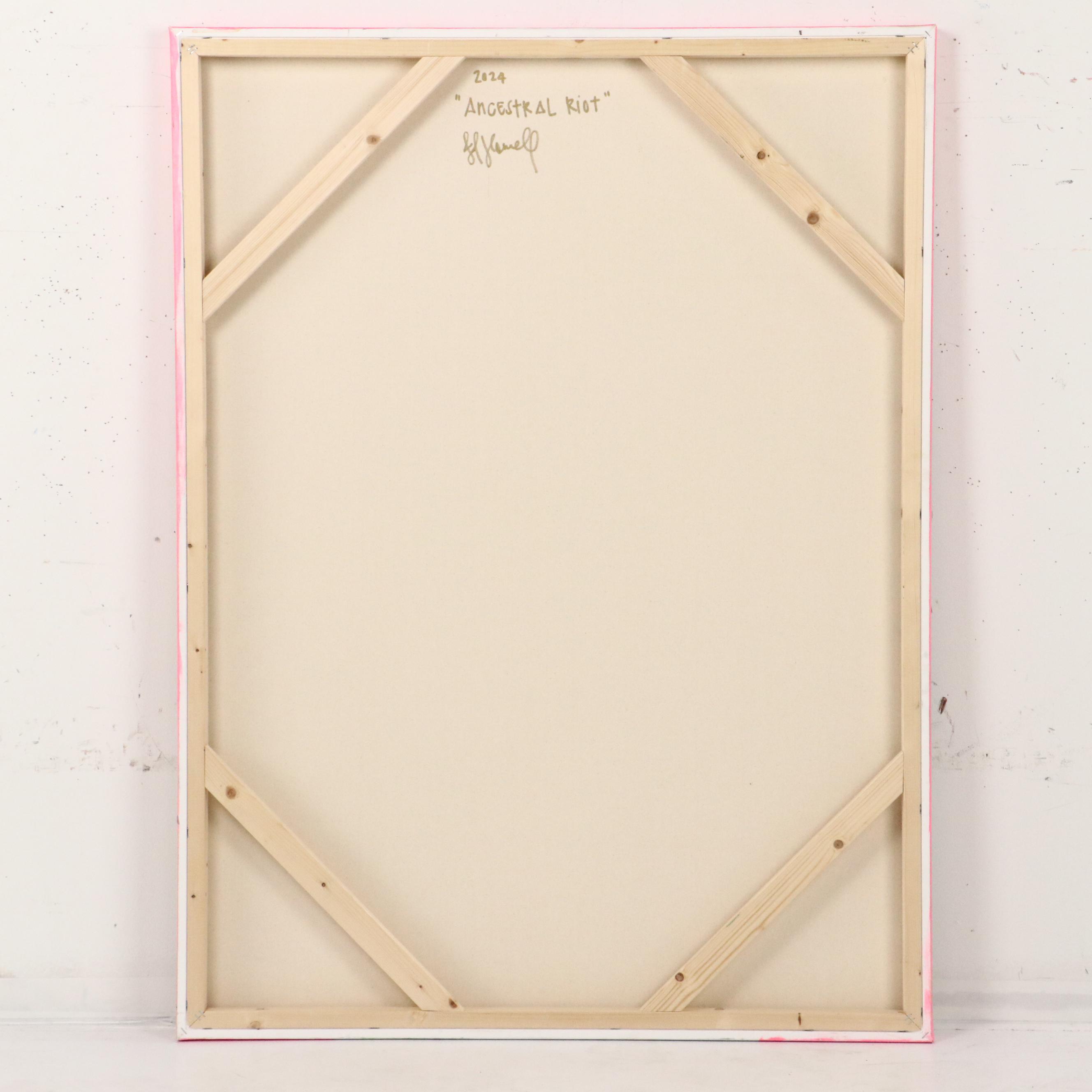 Jordan Howell Acrylic Painting "Ancestral Riot," 2024