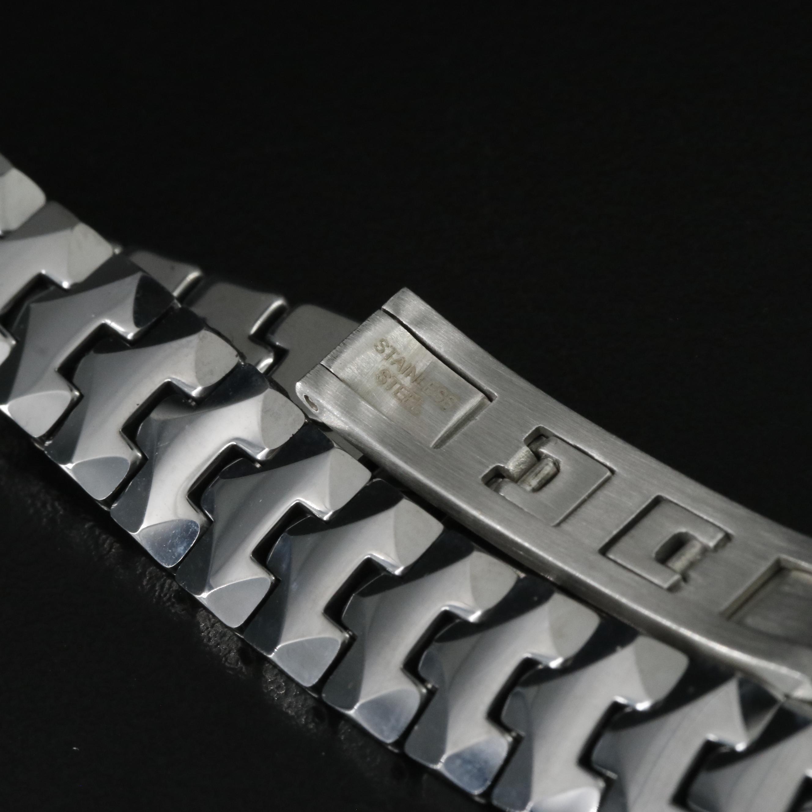 Stainless Steel Bracelet and Titanium Money Clip