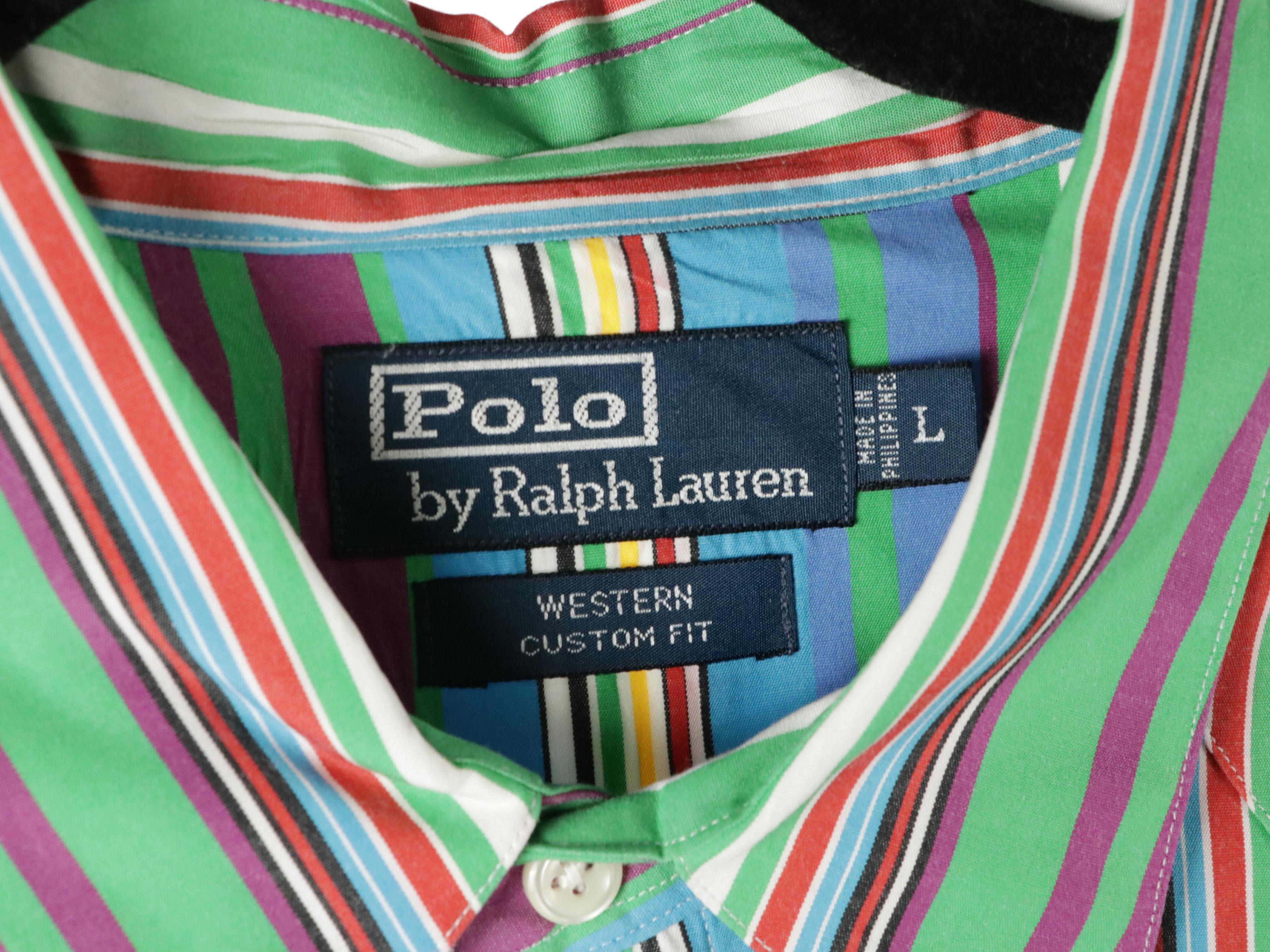 Men's Polo Ralph Lauren and Nautica Cotton and Linen Button-Front Shirts