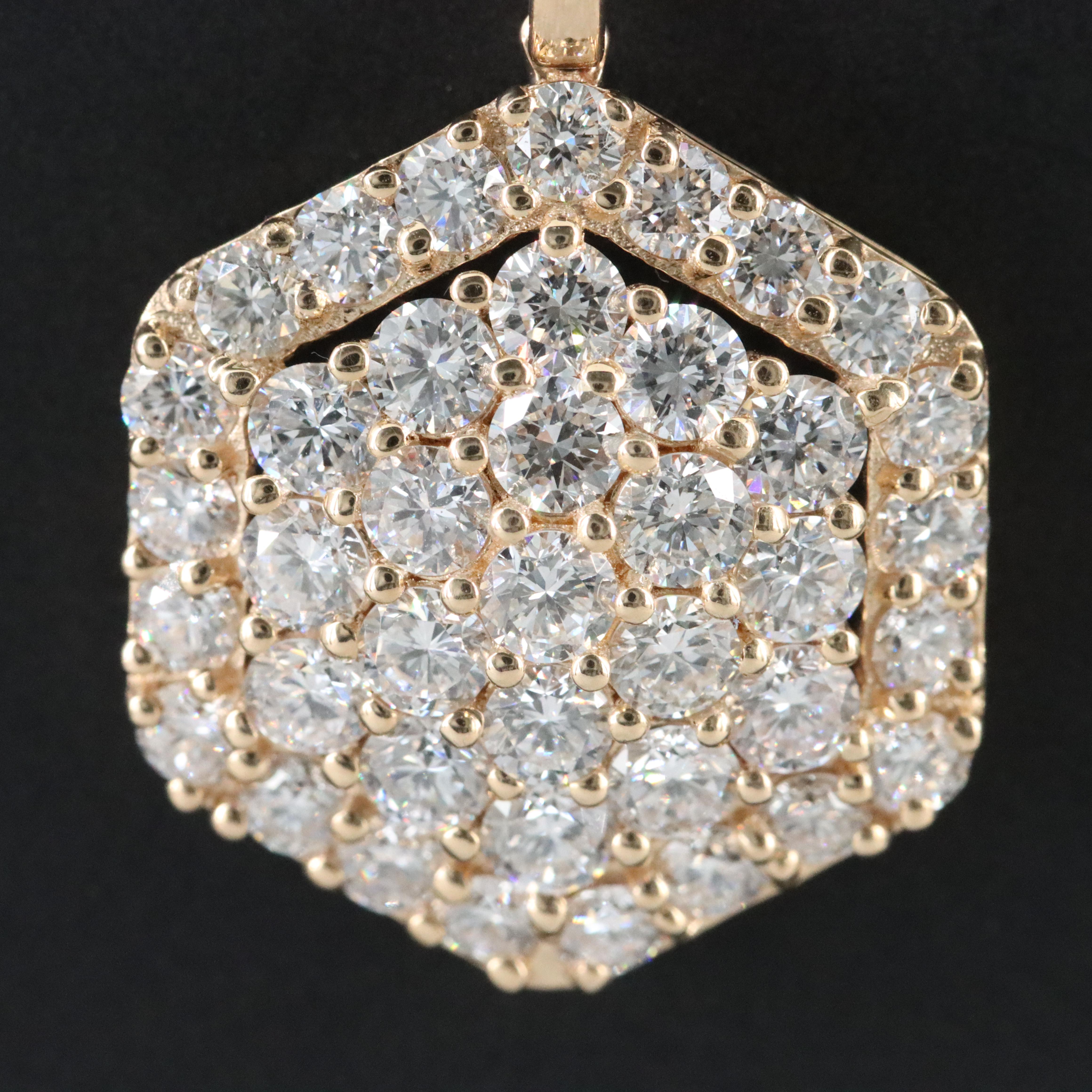 14K 2.23 CTW Lab Grown Diamond Pendant Necklace