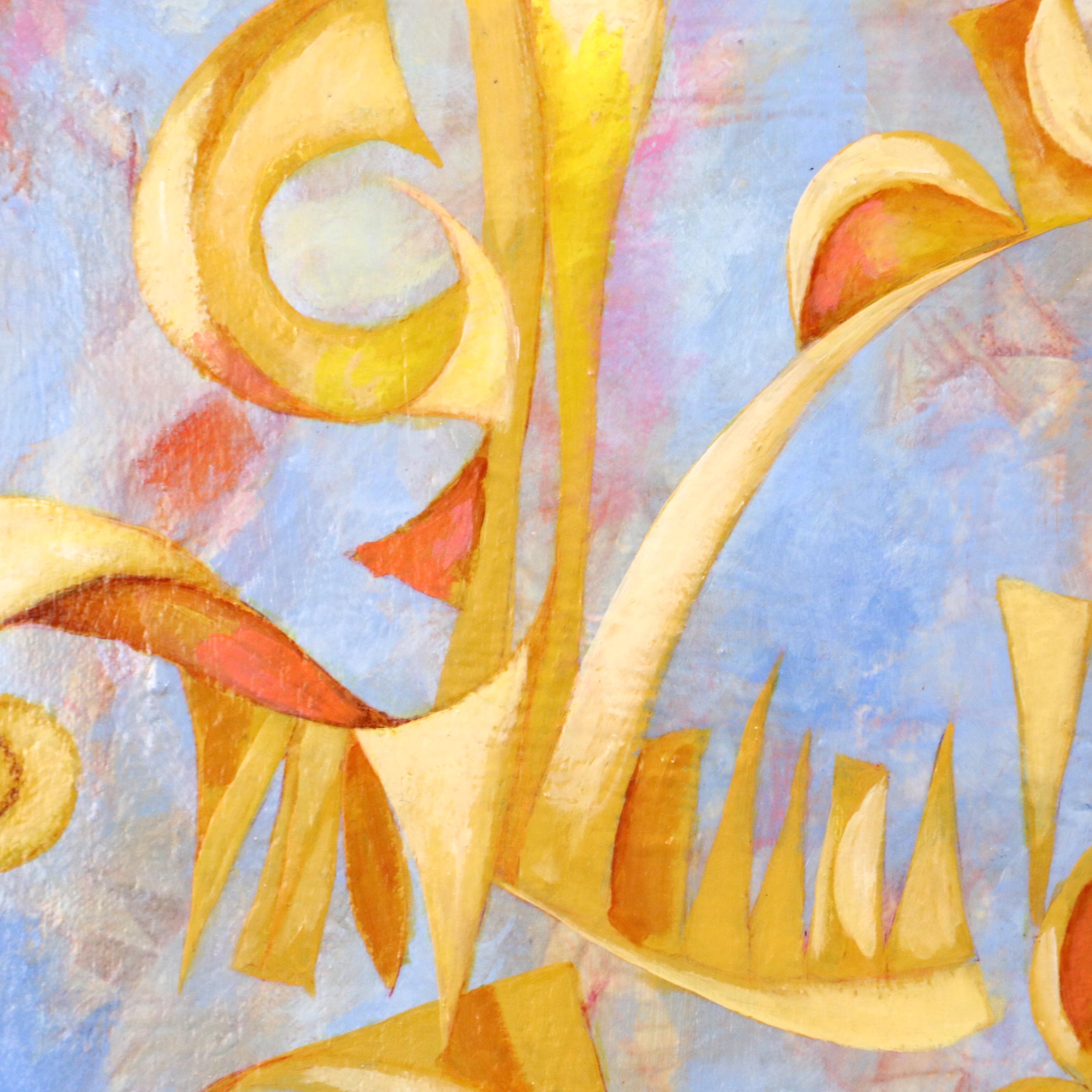 Cedric Michael Cox Abstract Acrylic Painting "Up in the Air No. 3," 2016