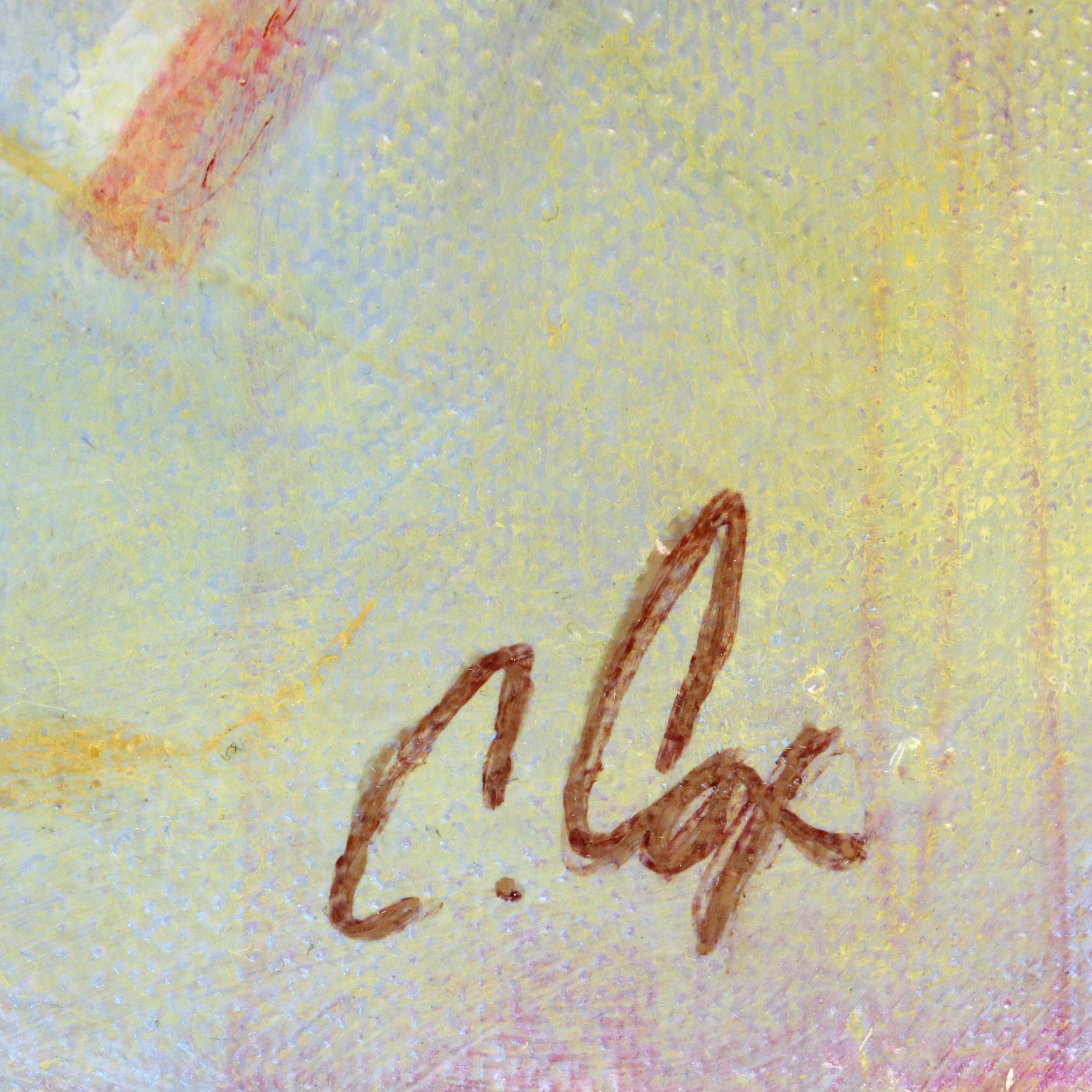 Cedric Michael Cox Abstract Acrylic Painting "Up in the Air No. 3," 2016