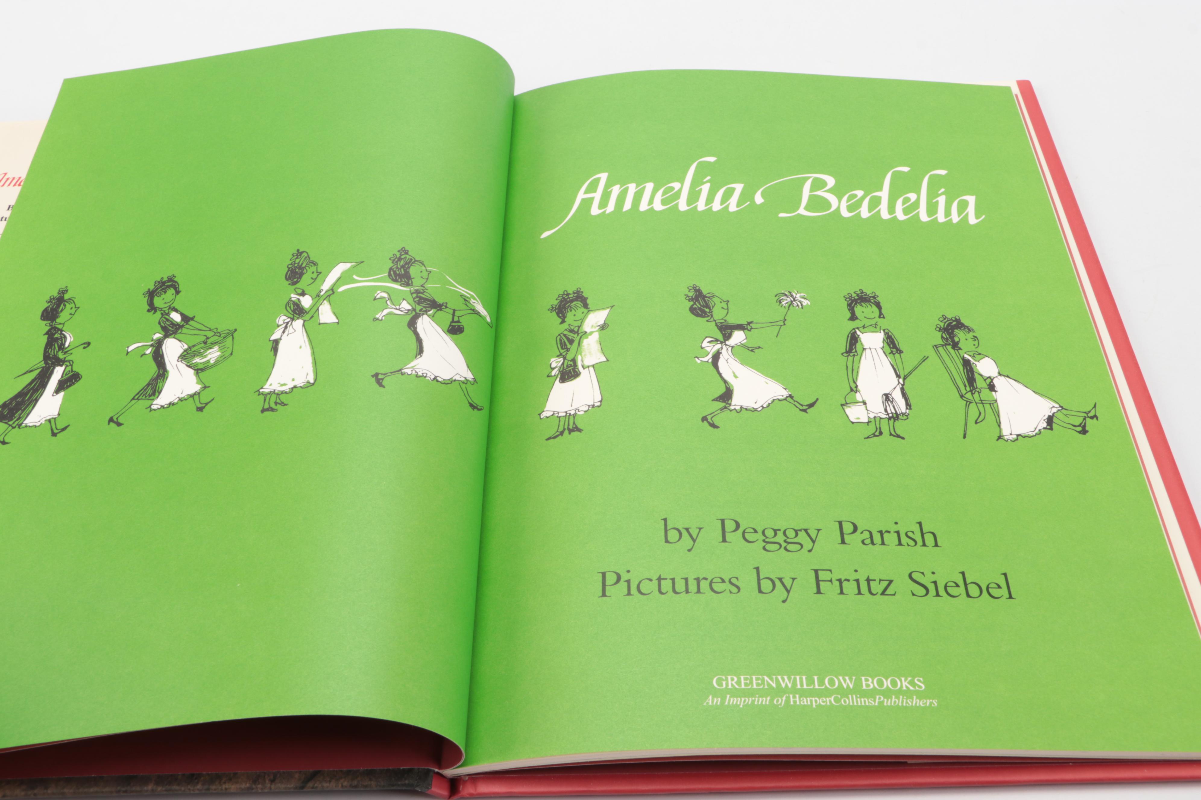 50th Anniversary Edition of "Amelia Bedelia" by Peggy Parish with Other Books