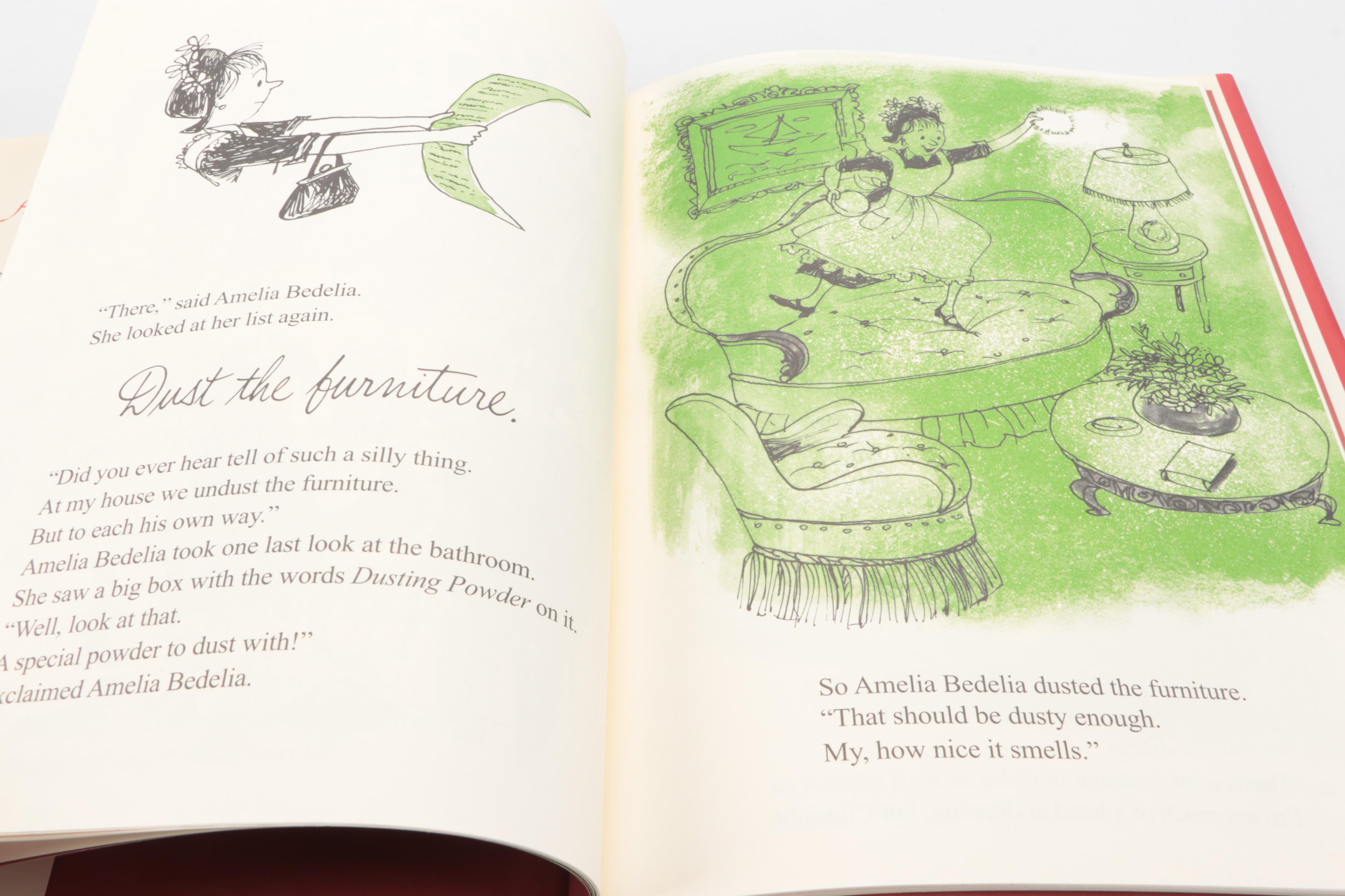 50th Anniversary Edition of "Amelia Bedelia" by Peggy Parish with Other Books