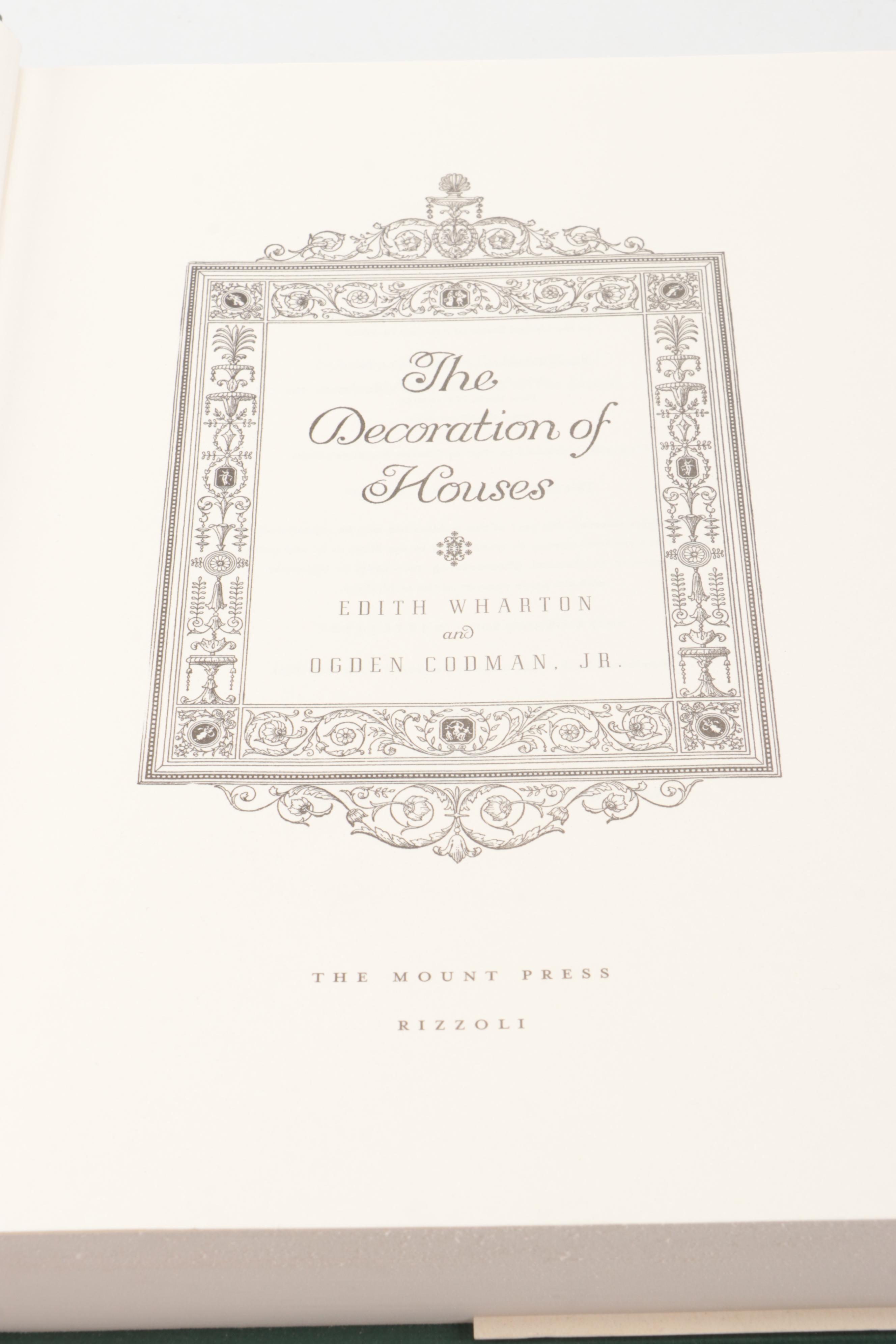 "The Decoration of Houses" and More Interior Design Books