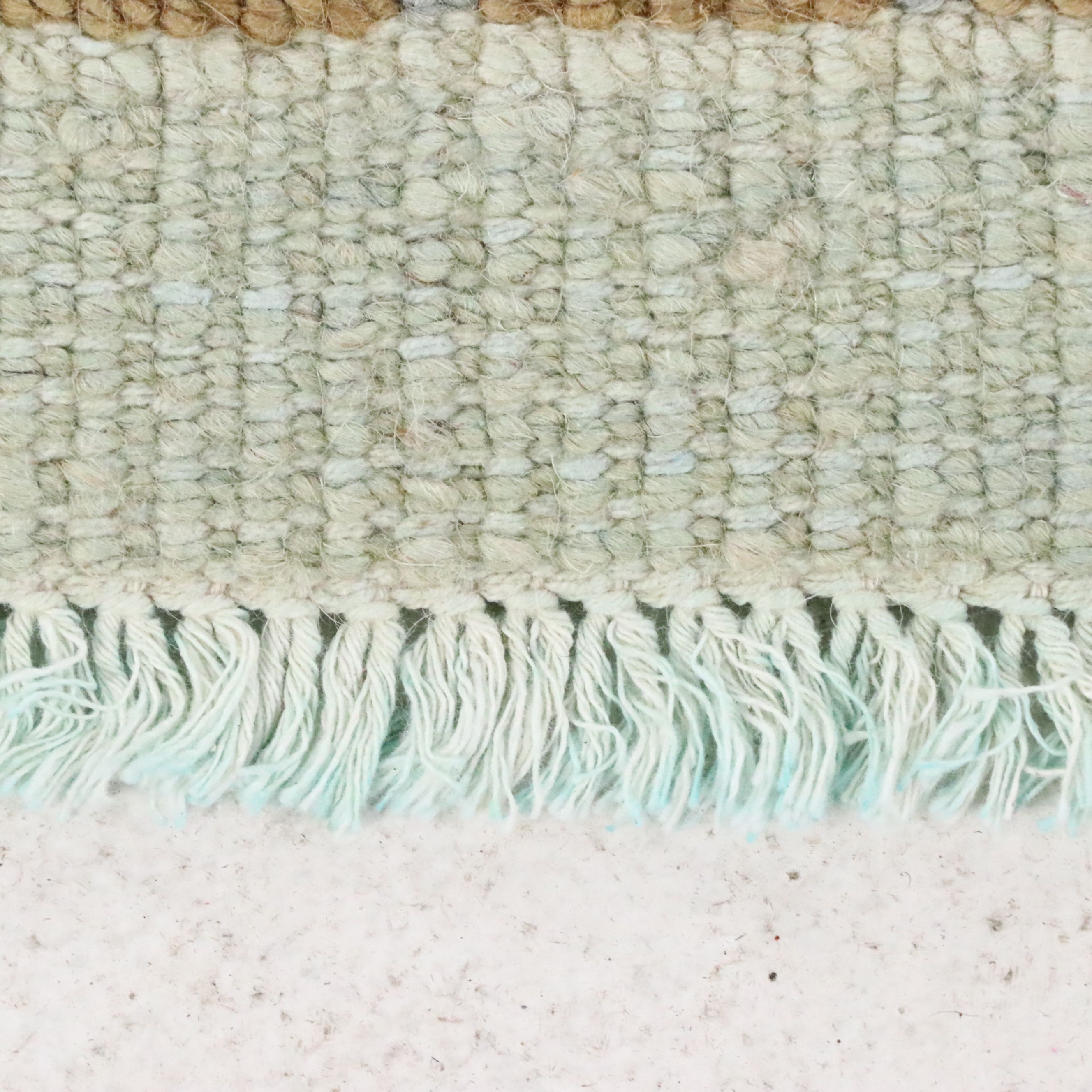 9' x 12'3 Hand-Knotted Turkish Oushak Room Sized Rug