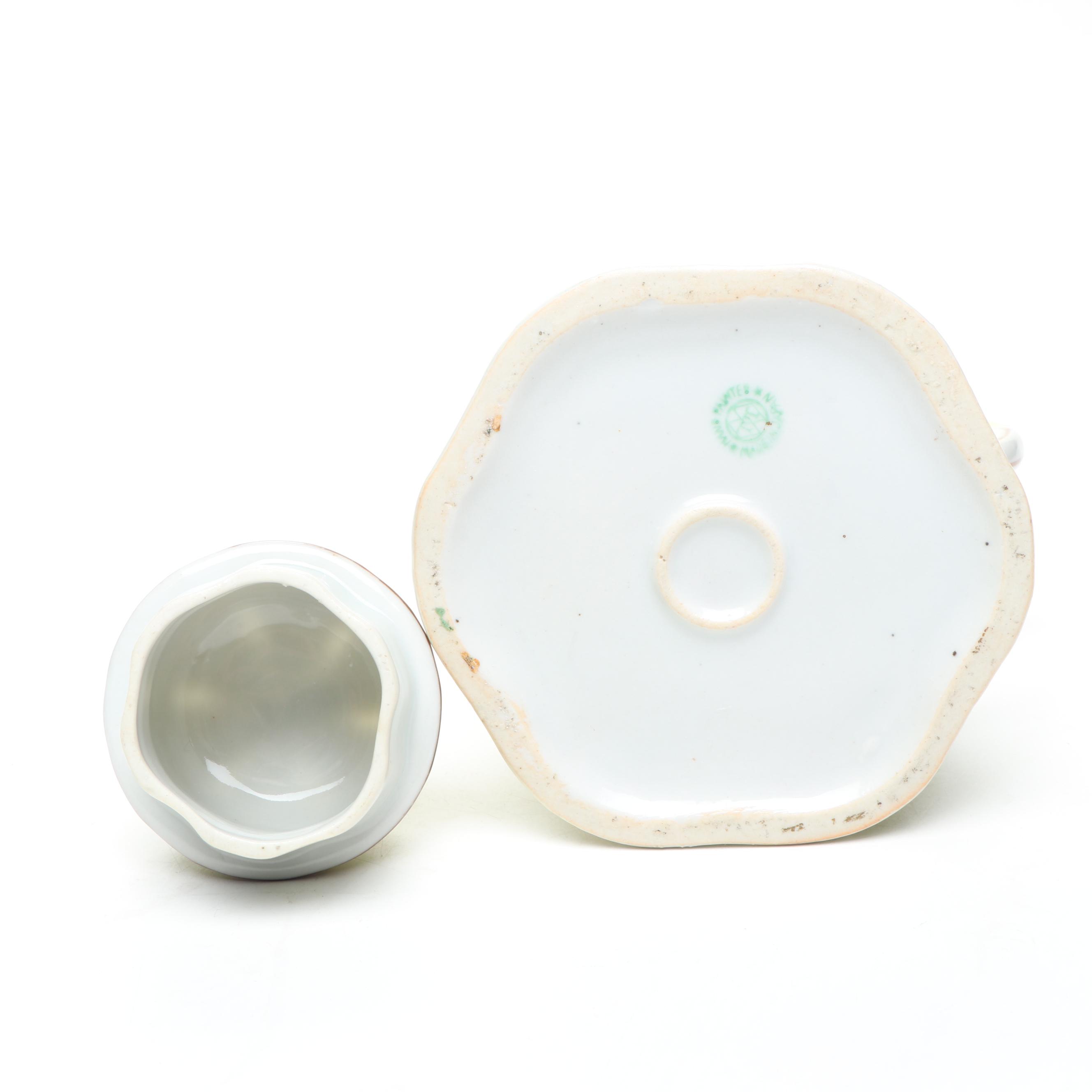 Takito Japanese Porcelain Hand-Painted Chocolate Pot